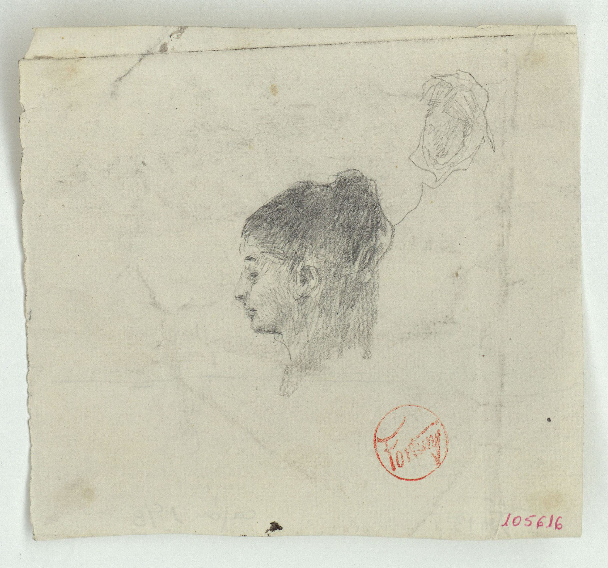 image for: Marià Fortuny - Cap femení - Cap a 1867-1872