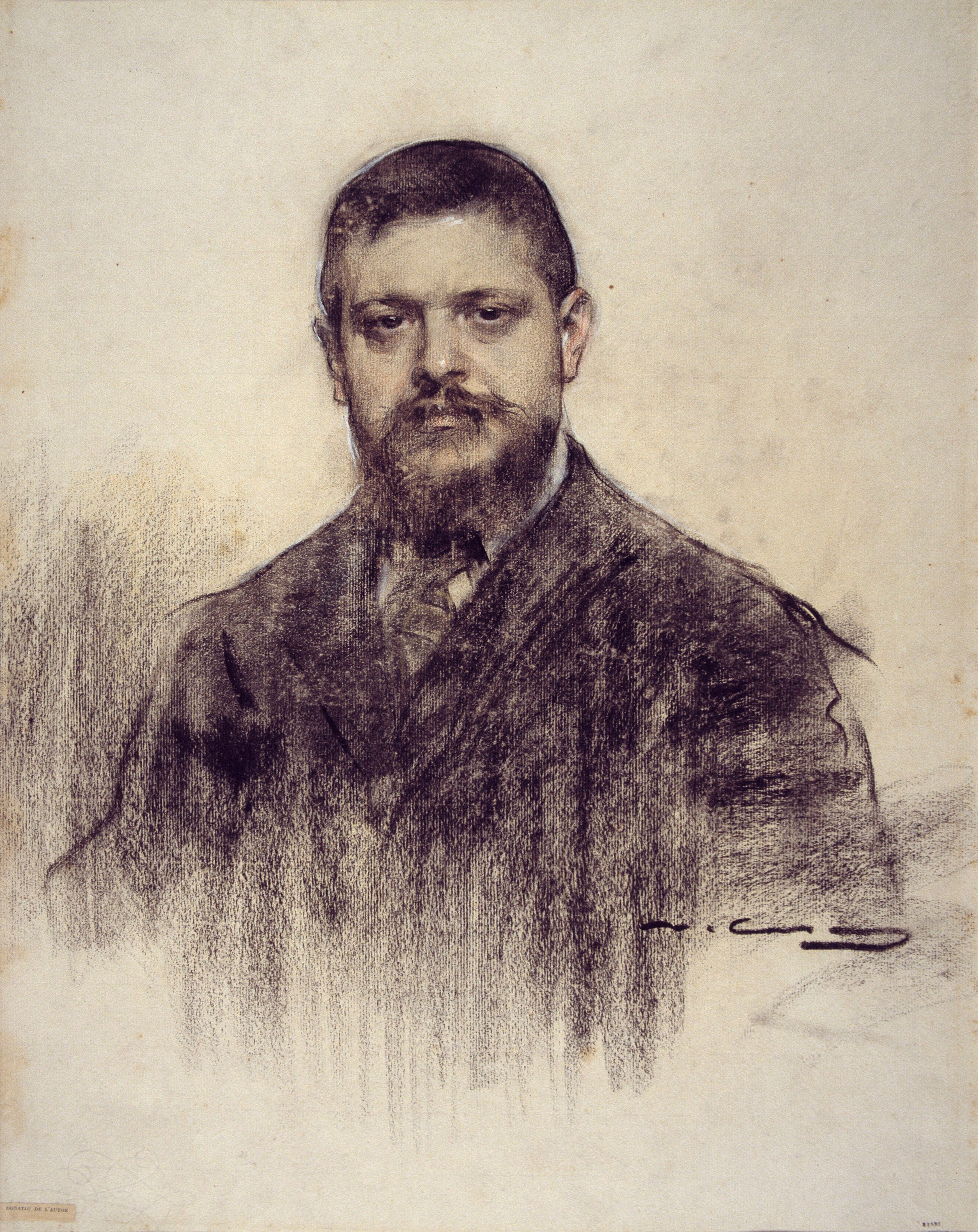 image for: Ramon Casas - Retrat de Jaume Carner - Cap a 1906