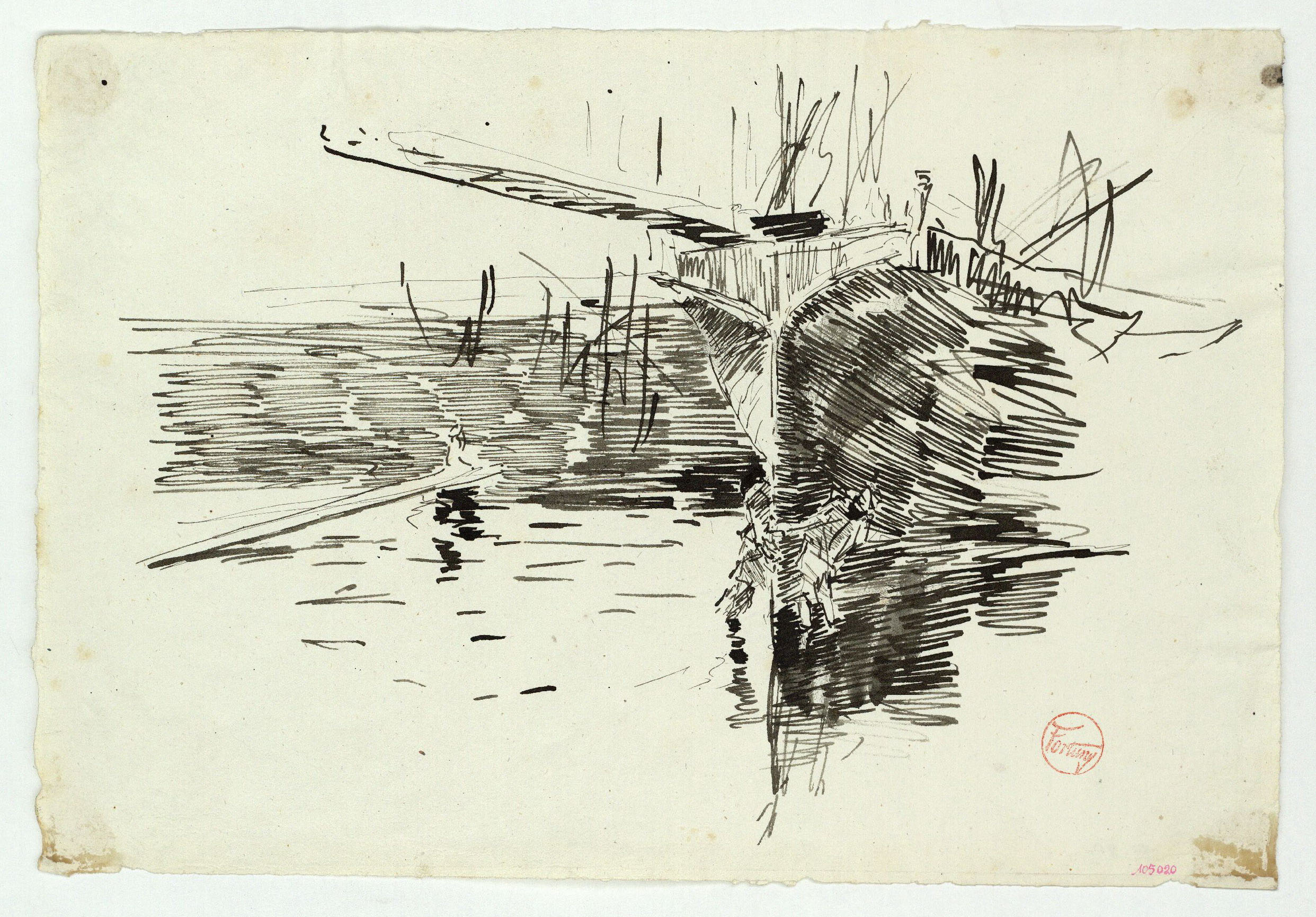 image for: Marià Fortuny - Barcassa - Cap a 1874