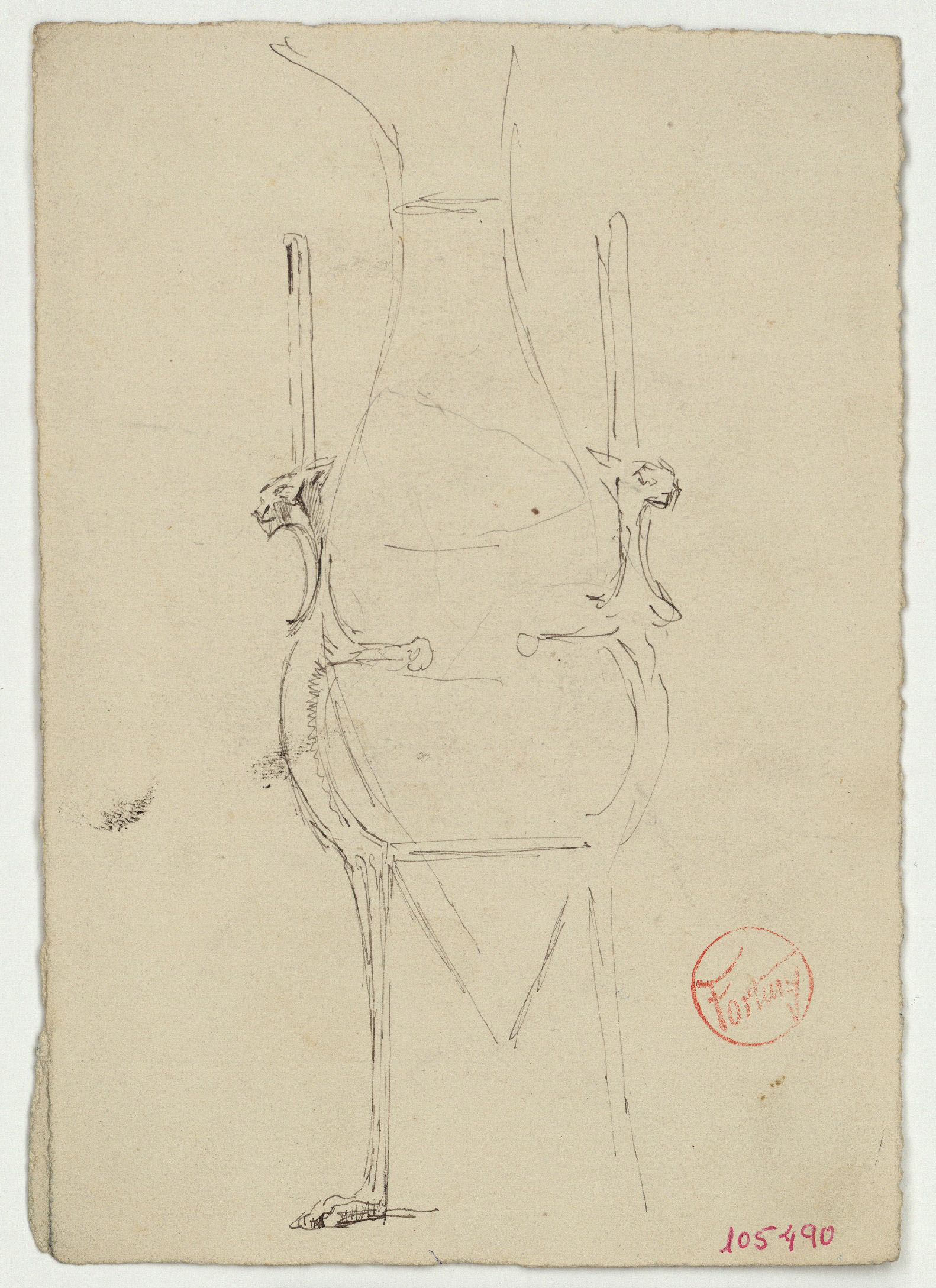 image for: Marià Fortuny - Vas amb peu - Cap a 1870-1872