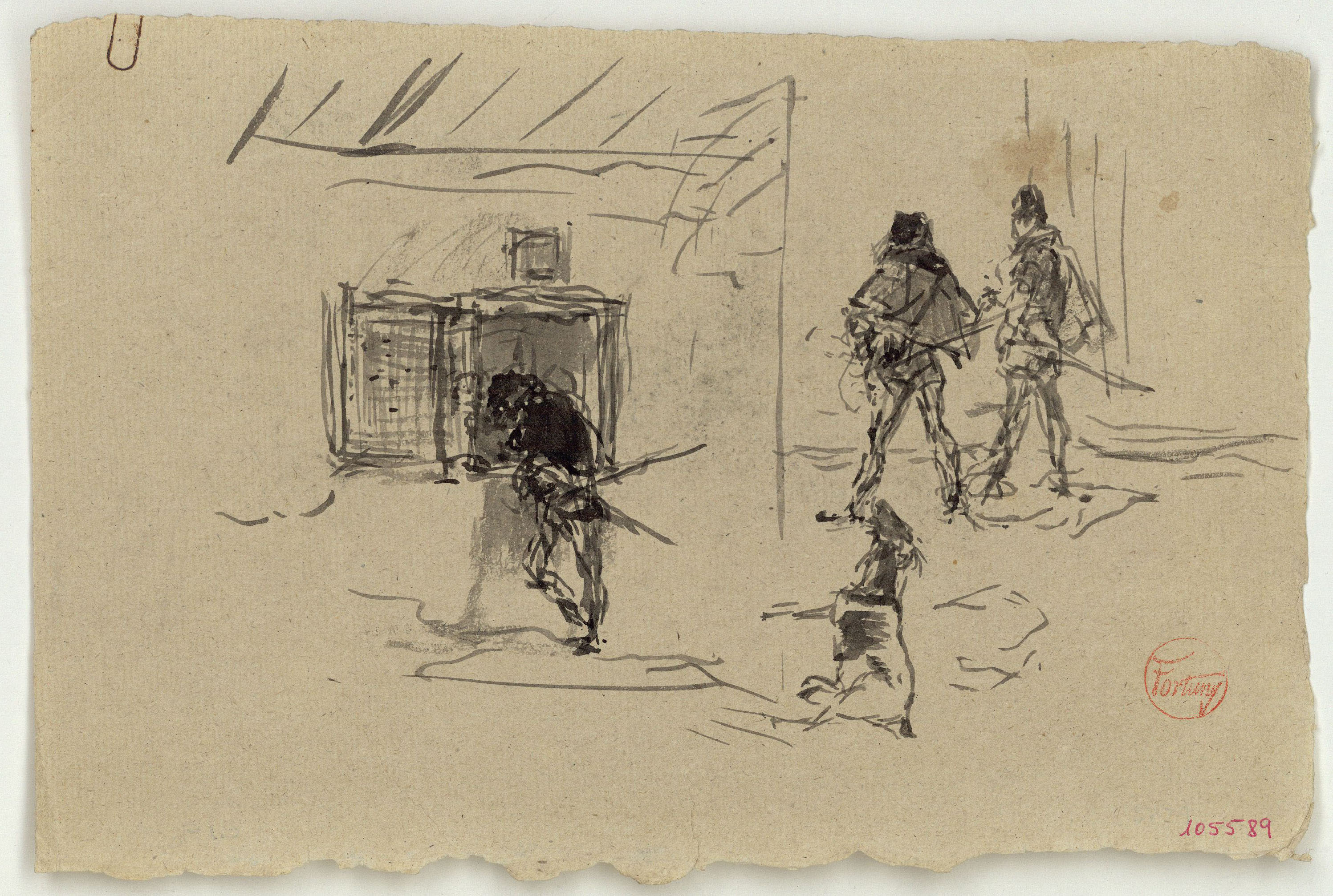 image for: Marià Fortuny - Espadatxins - Cap a 1870-1872