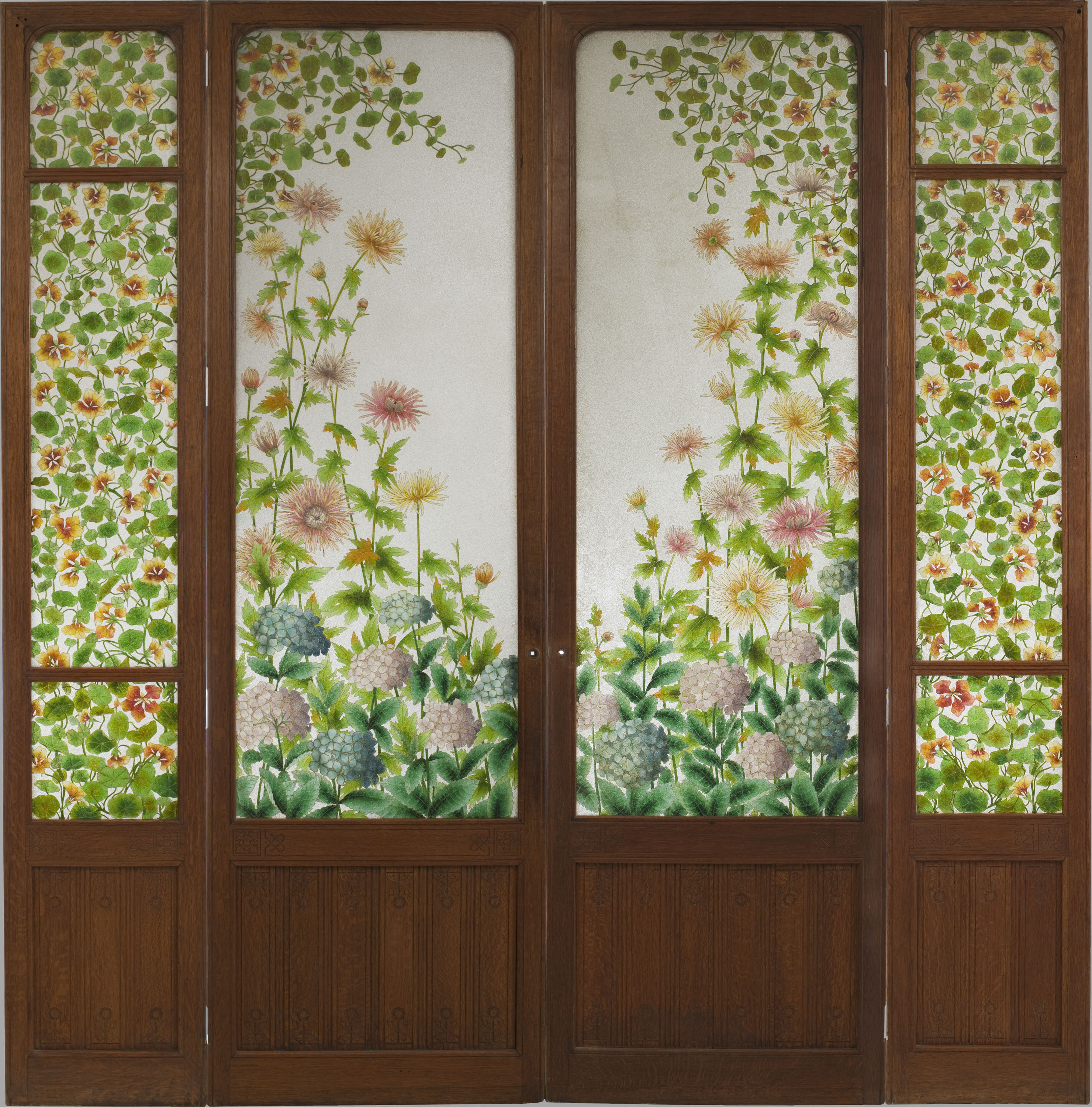 image for: Frederic Vidal - Porta vidriera de quatre batents - Cap a 1900