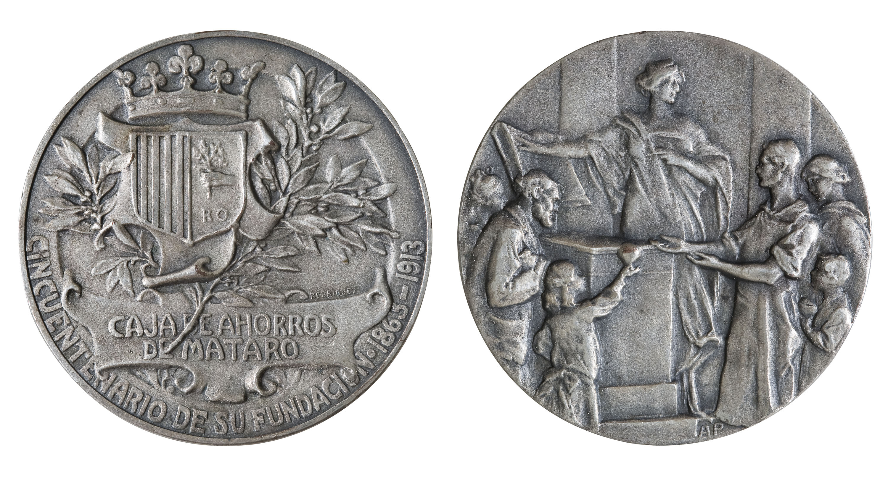 image for: Antoni Parera - Cinquantè aniversari de la Caixa d&#039;Estalvis de Mataró - 1913