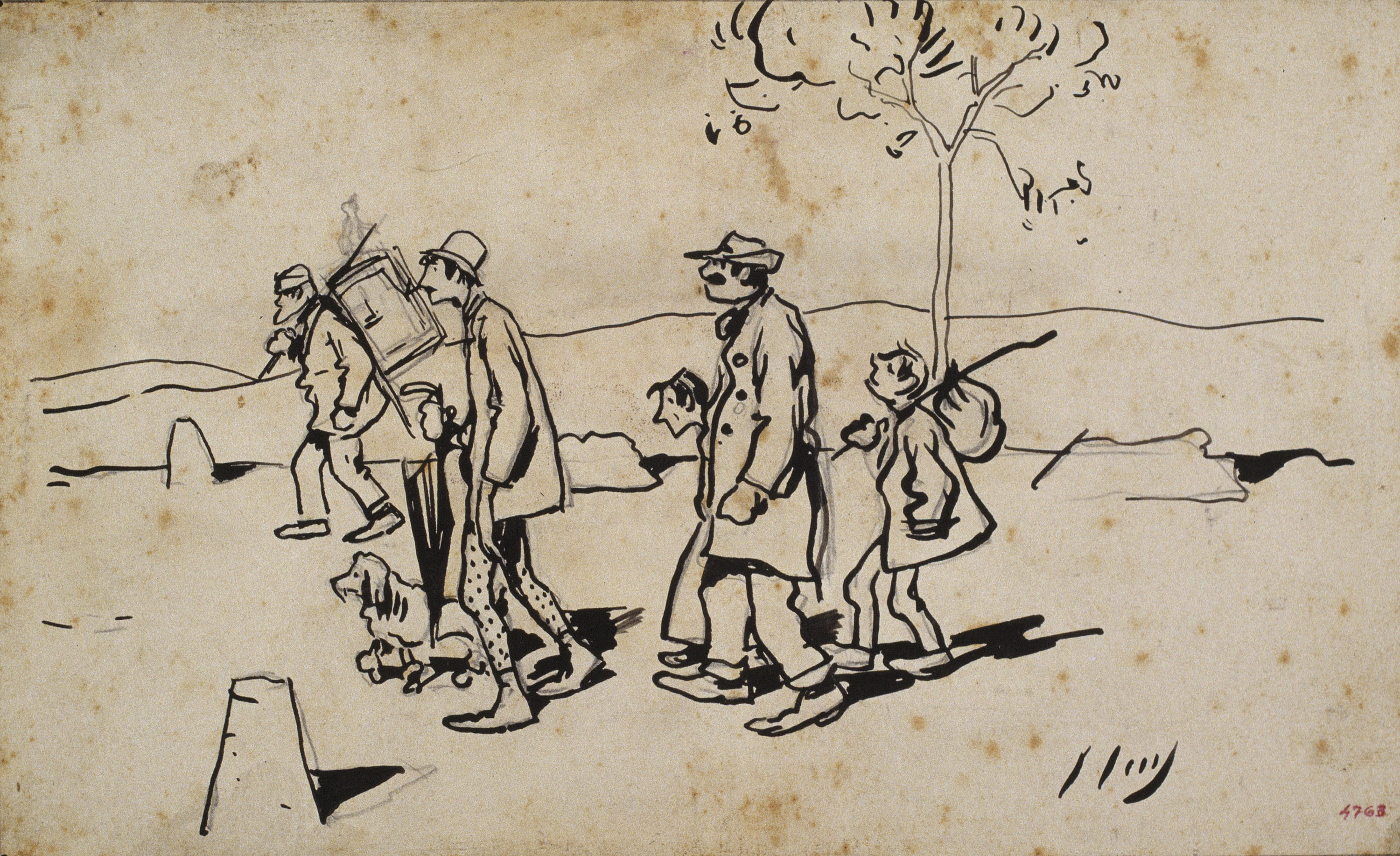 image for: Ramon Casas - Saltimbanquis - Cap a 1892