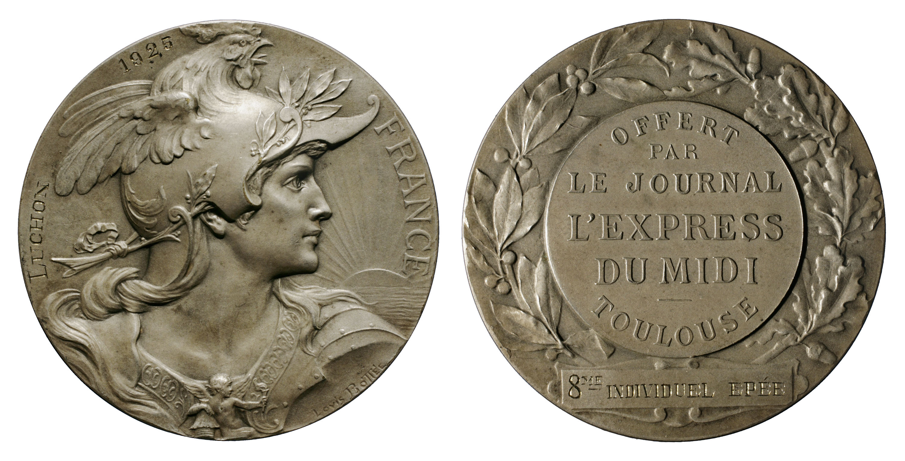 image for: Louis Alexandre Bottée - República francesa. Premi del diari «L'Express du Midi» de Toulouse - 1899