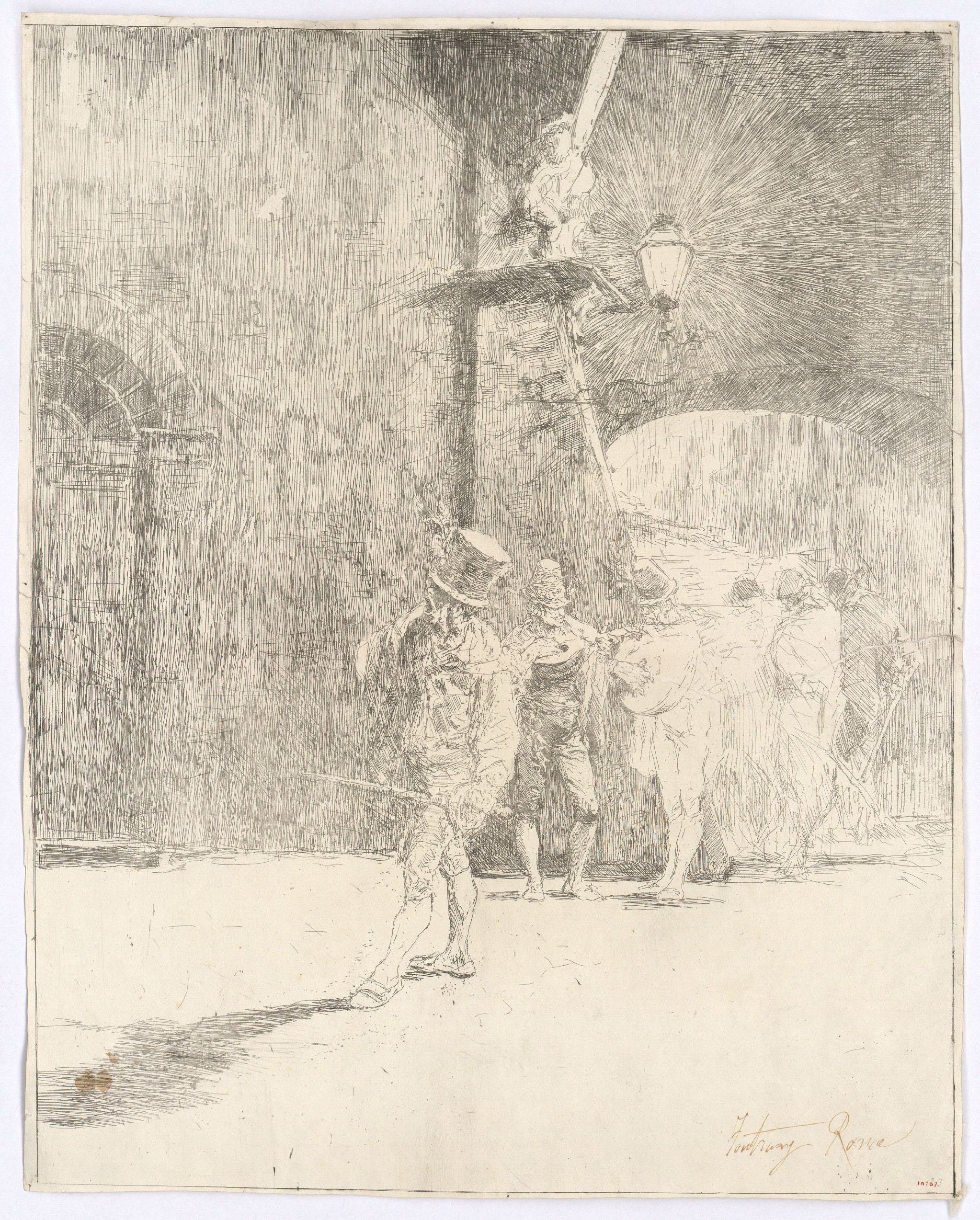 image for: Marià Fortuny - Ronda nocturna - Cap a 1863-1865