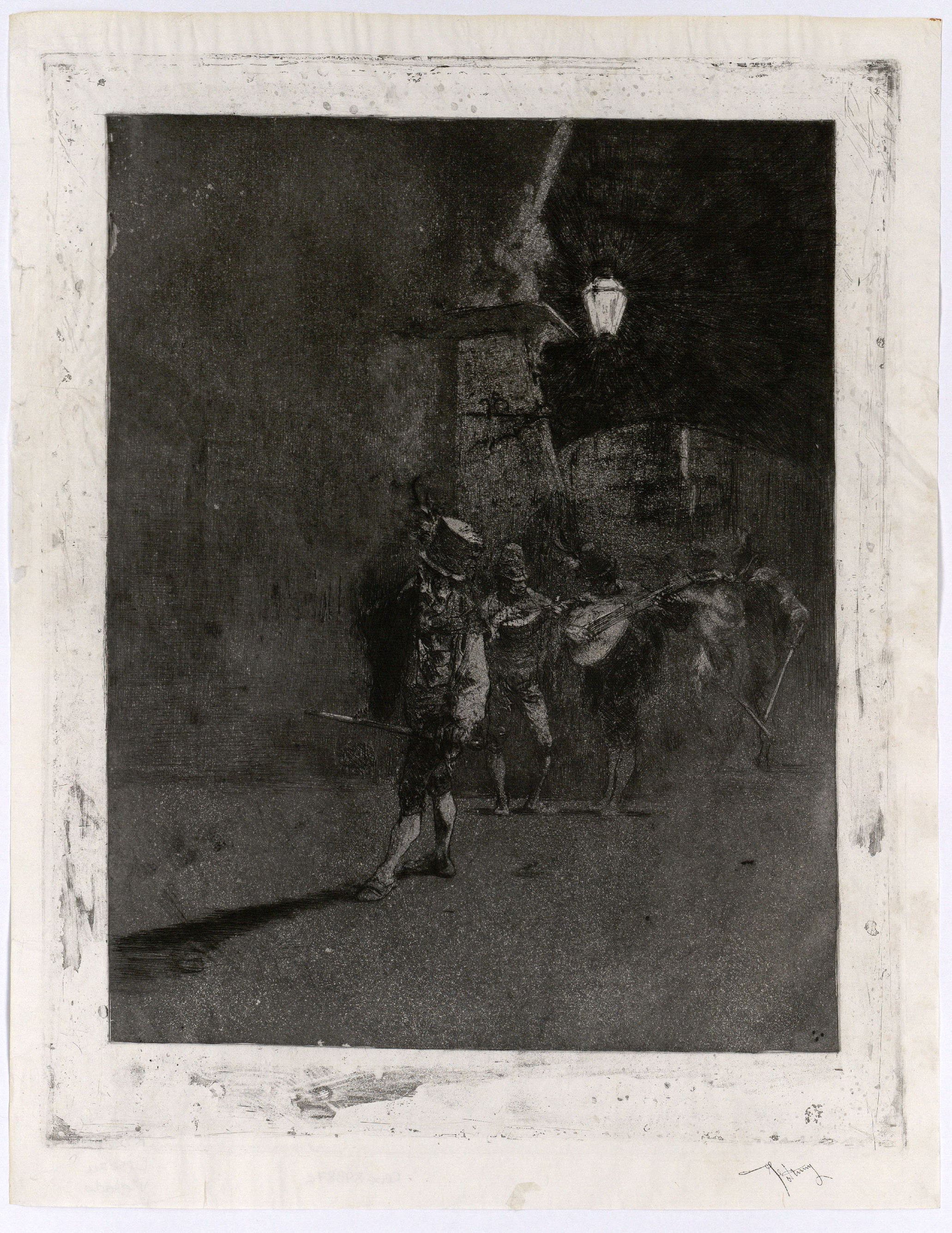 image for: Marià Fortuny - Ronda nocturna - Cap a 1863-1865
