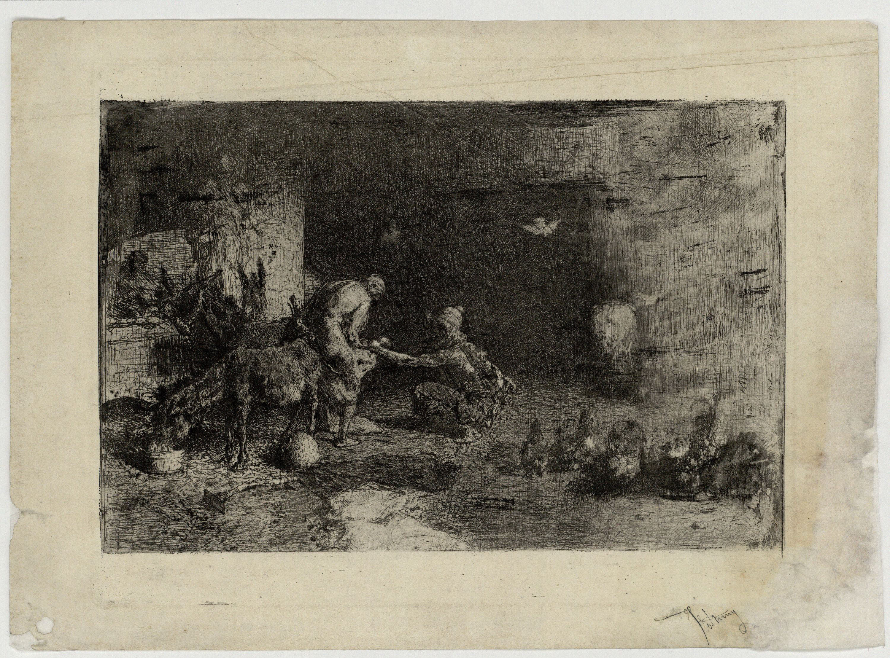 image for: Marià Fortuny - Ferrador marroquí - Cap a 1863