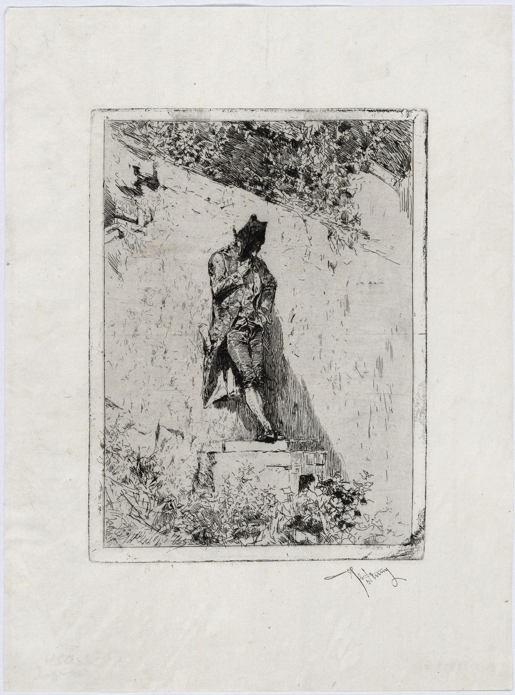 image for: Marià Fortuny - Meditació - Cap a 1869