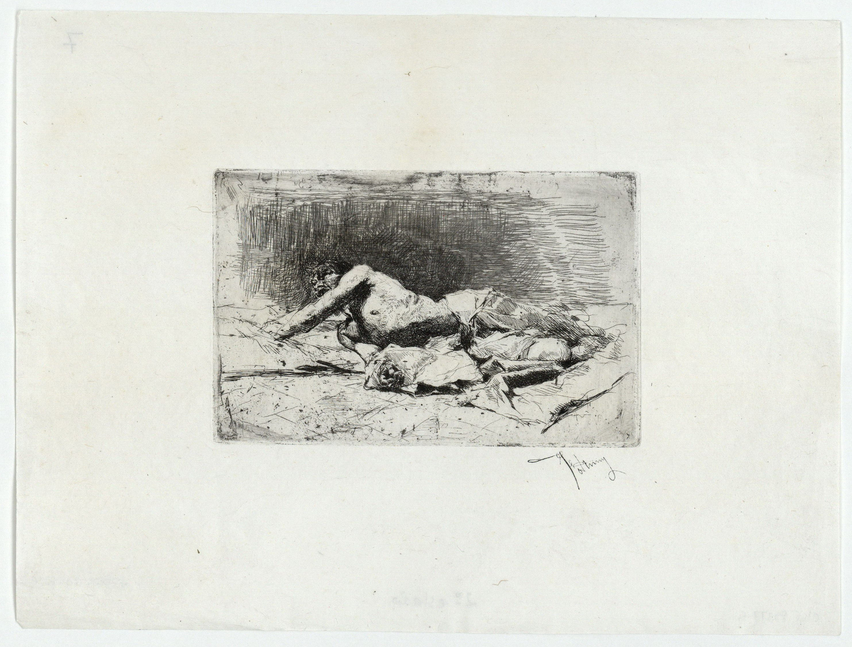 image for: Marià Fortuny - L&#039;empestat - 1878