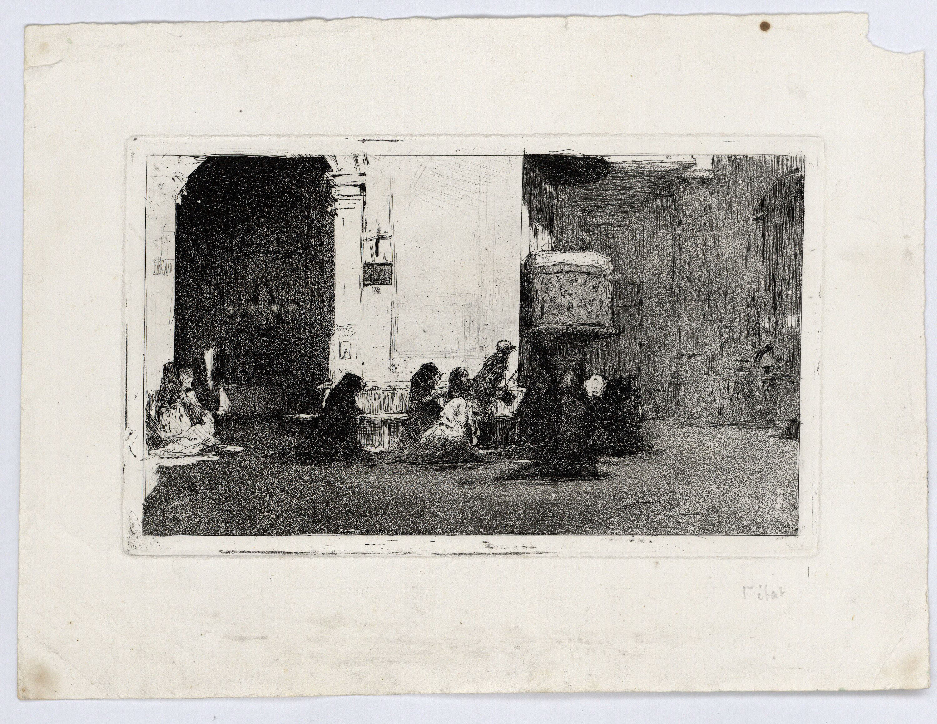 image for: Marià Fortuny - Interior de l&#039;església de Sant Josep - Cap a 1868