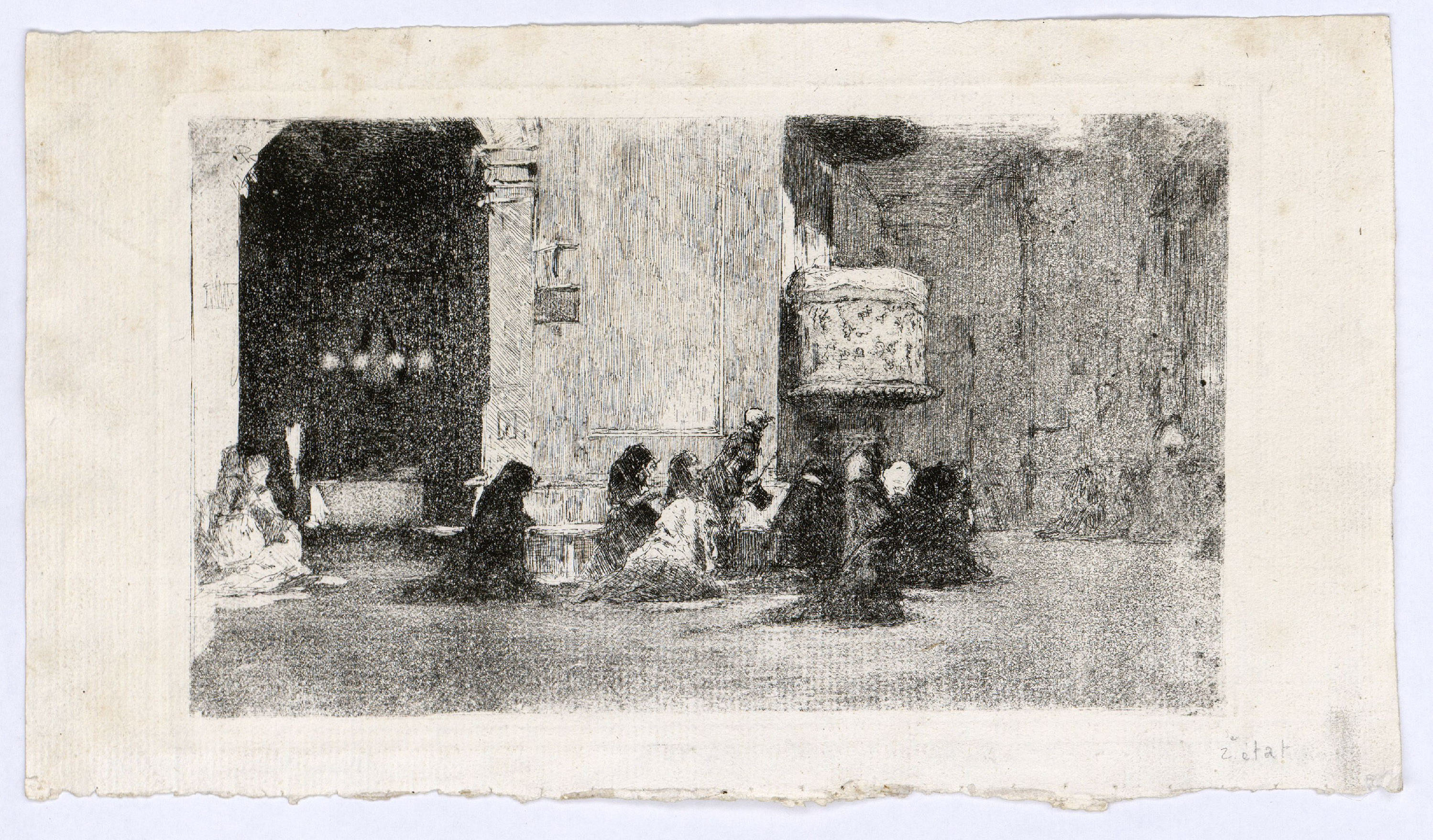 image for: Marià Fortuny - Interior de l&#039;església de Sant Josep - Cap a 1868