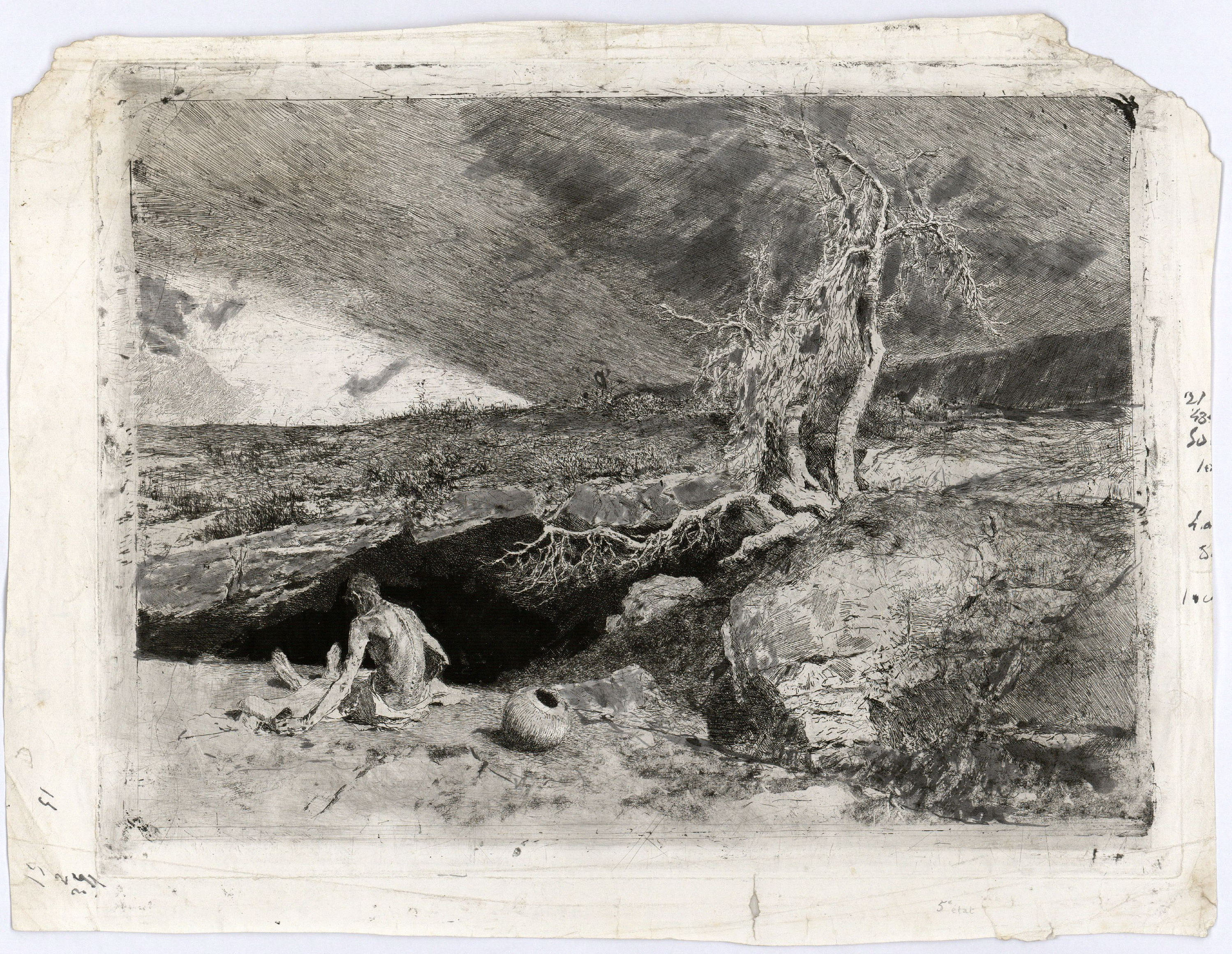 image for: Marià Fortuny - Anacoreta - Cap a 1869