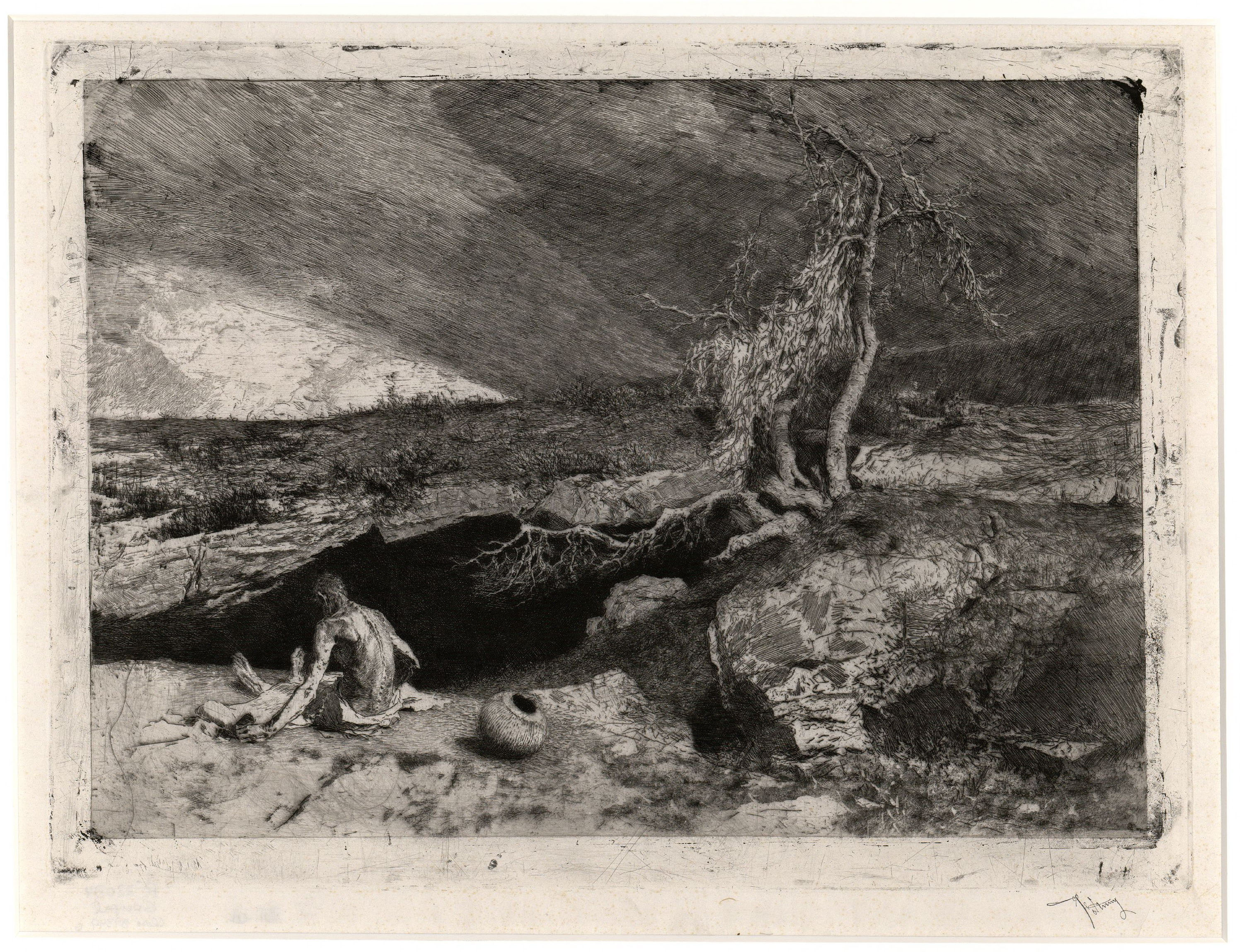 image for: Marià Fortuny - Anacoreta - Cap a 1869