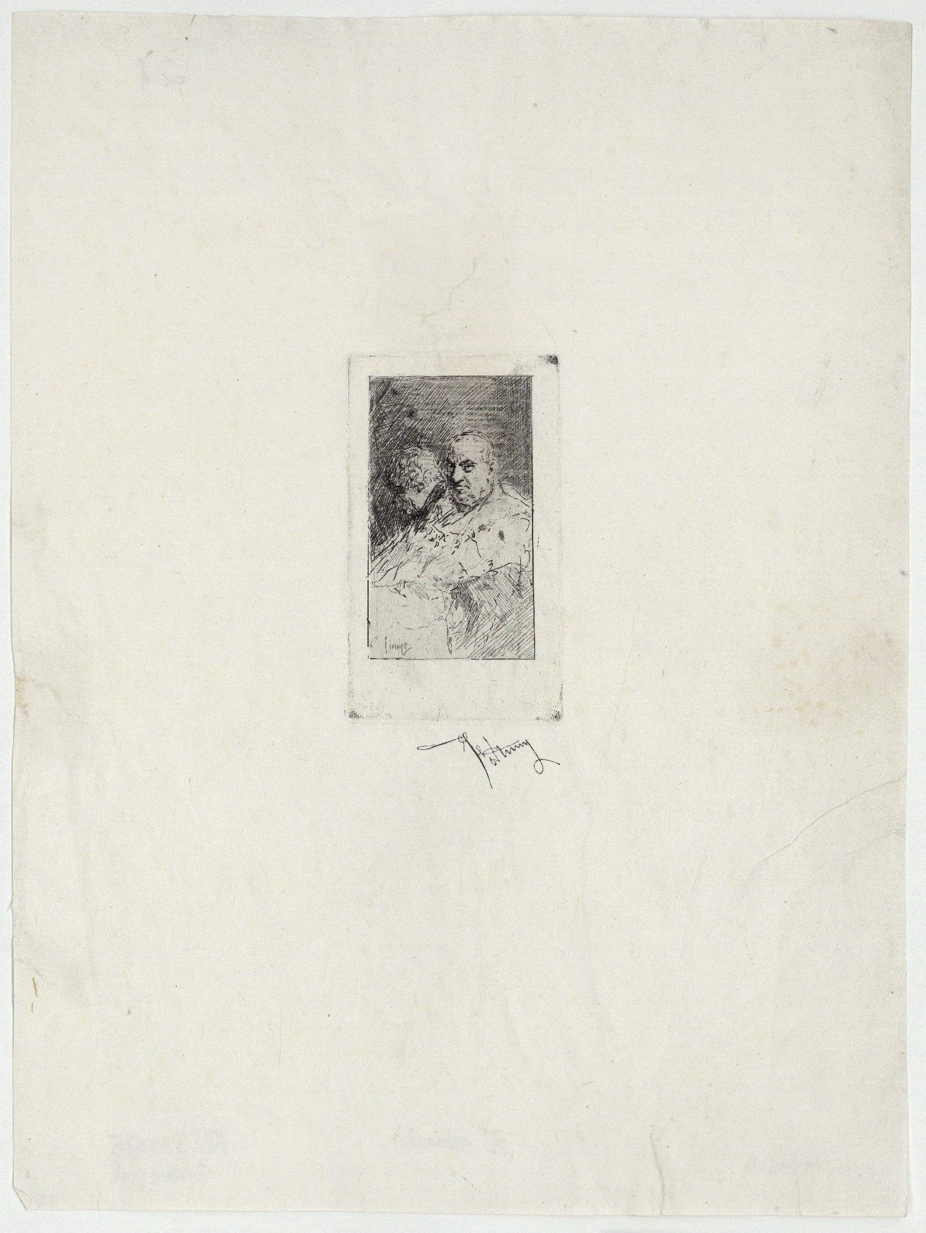 image for: Marià Fortuny - Dos cardenals - Cap a 1863-1866