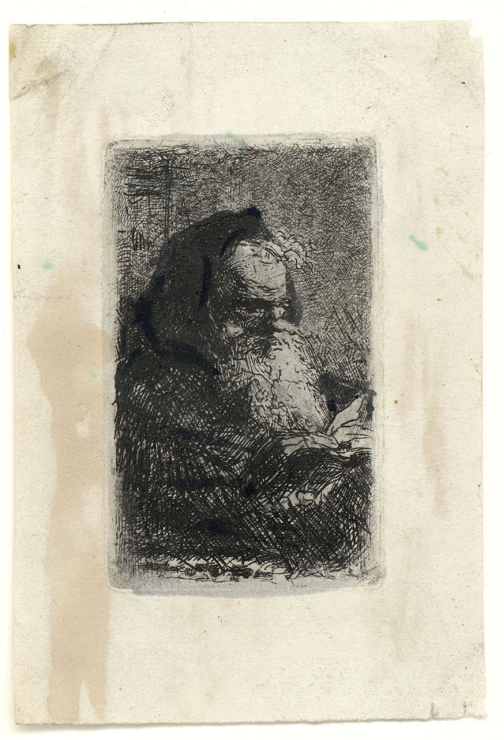 image for: Marià Fortuny - Bust de monjo - [no-dating]