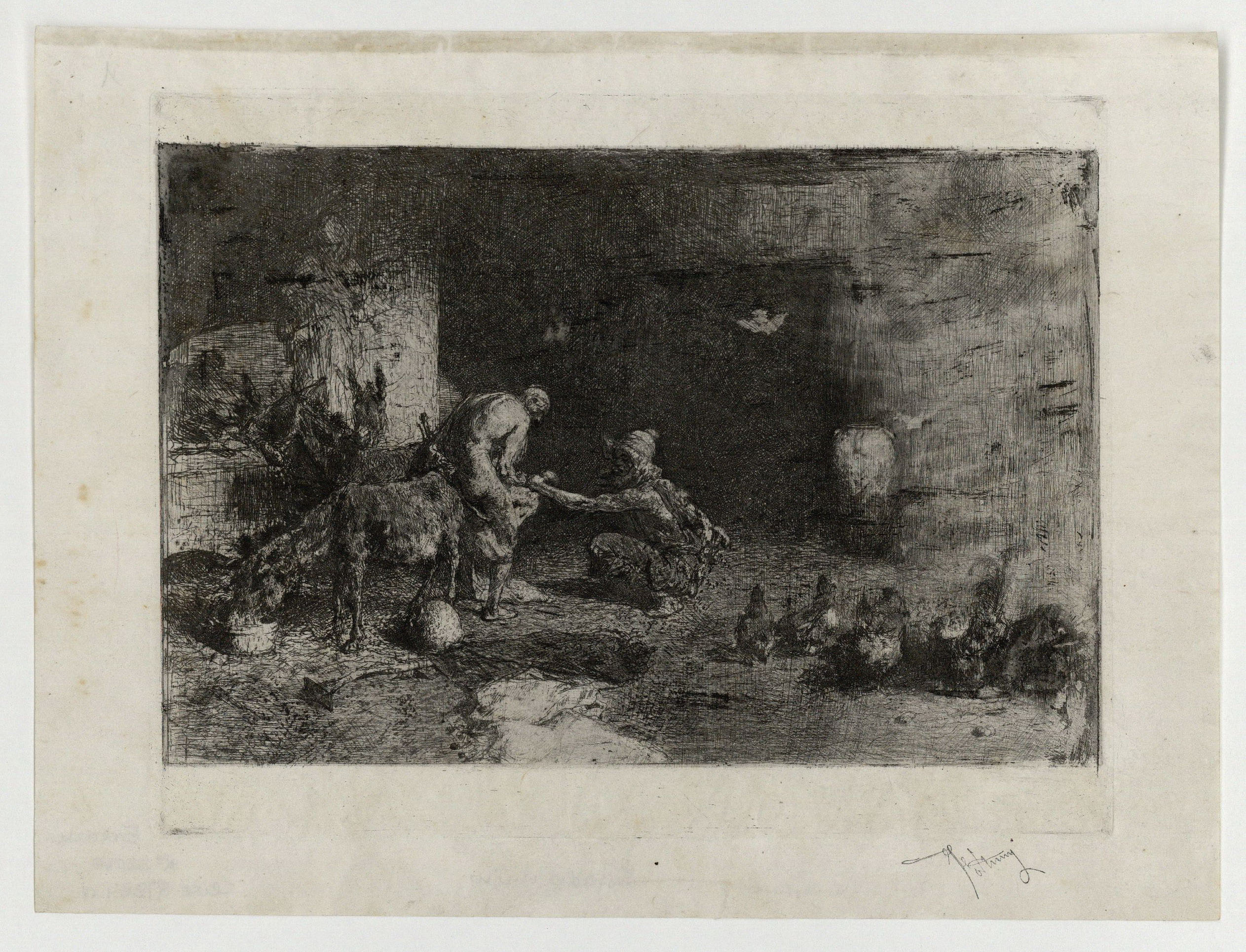 image for: Marià Fortuny - Ferrador marroquí - Cap a 1863