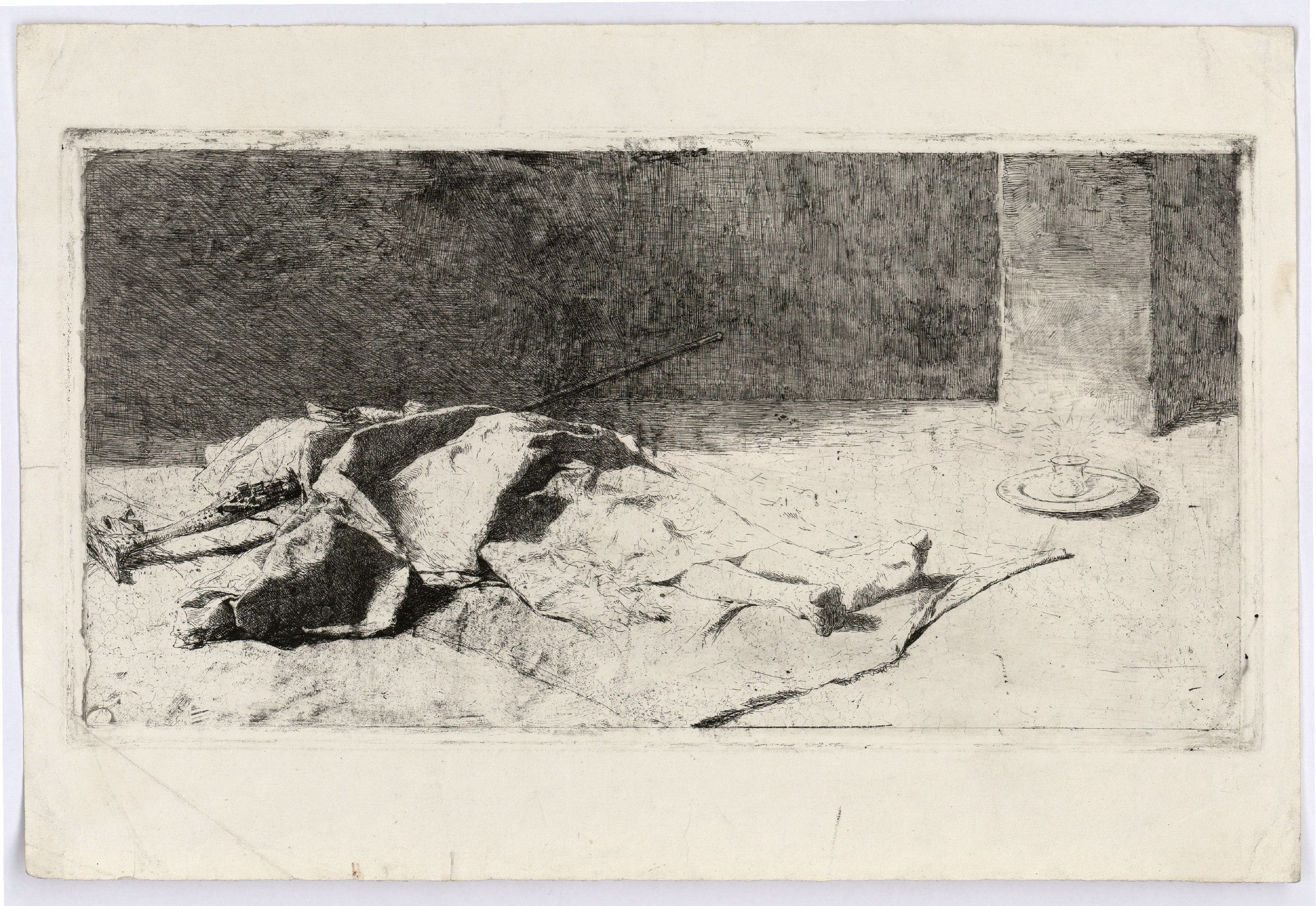 image for: Marià Fortuny - Cabilenc mort - 1867
