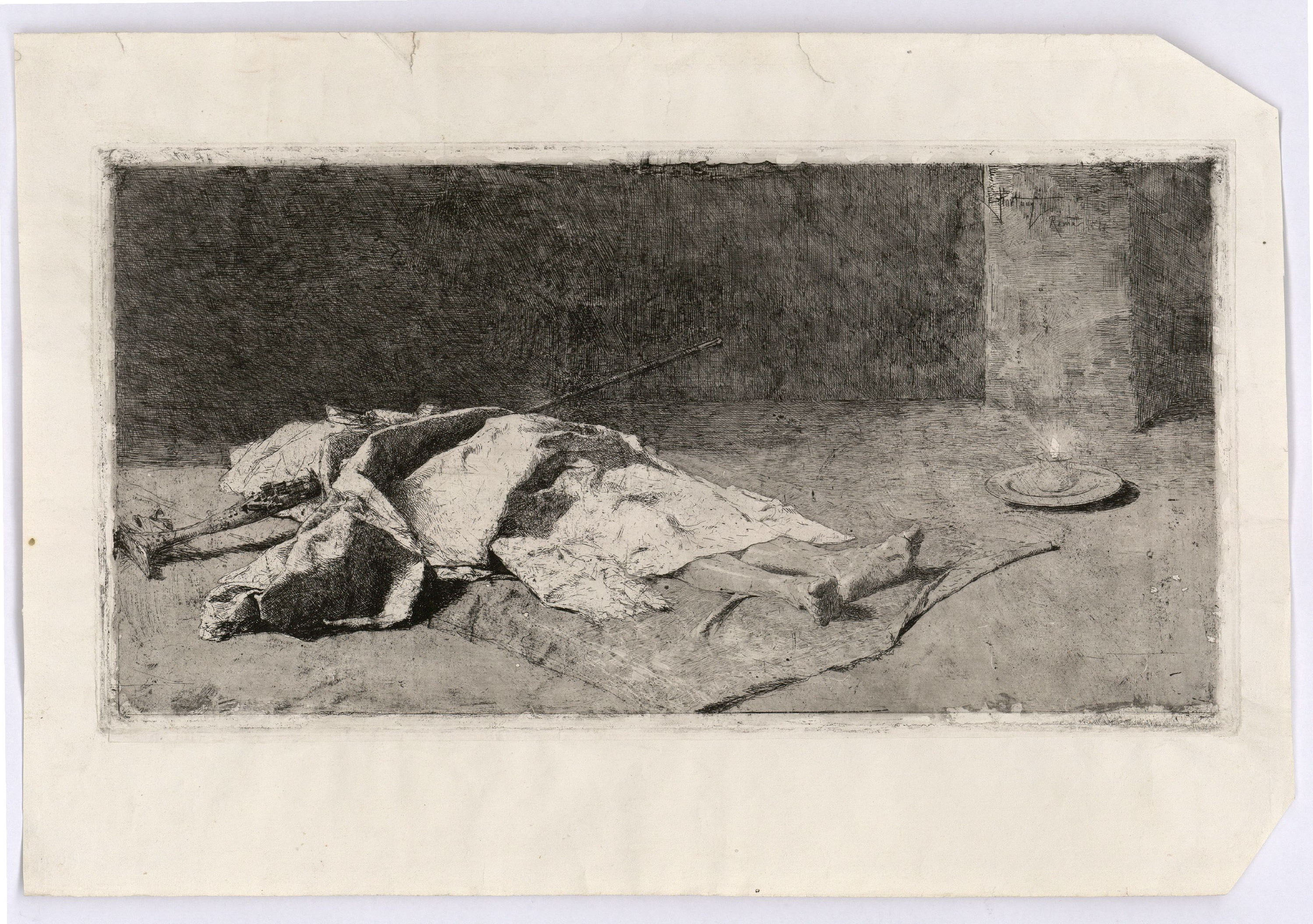 image for: Marià Fortuny - Cabilenc mort - 1867