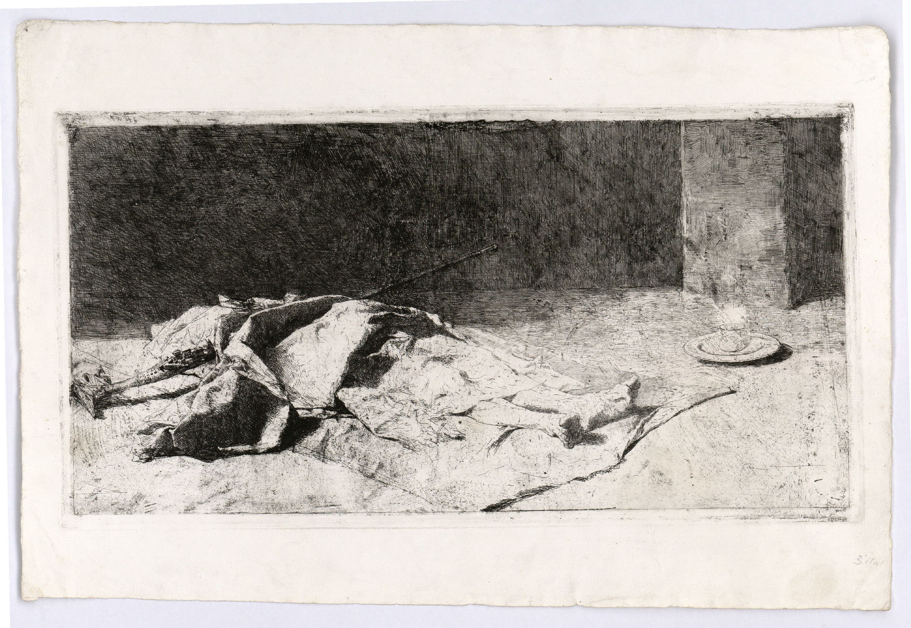 image for: Marià Fortuny - Cabilenc mort - 1867