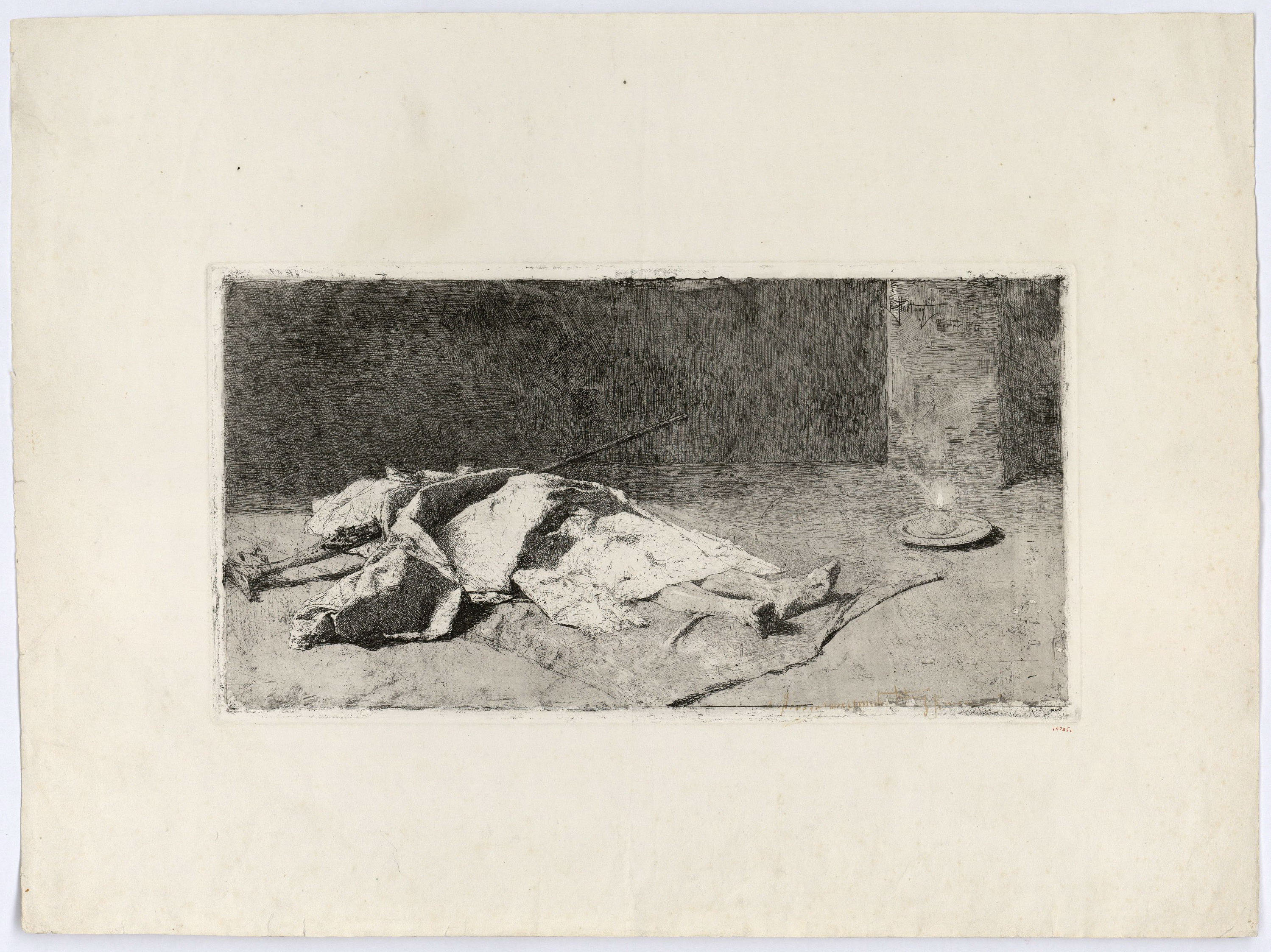 image for: Marià Fortuny - Cabilenc mort - 1867