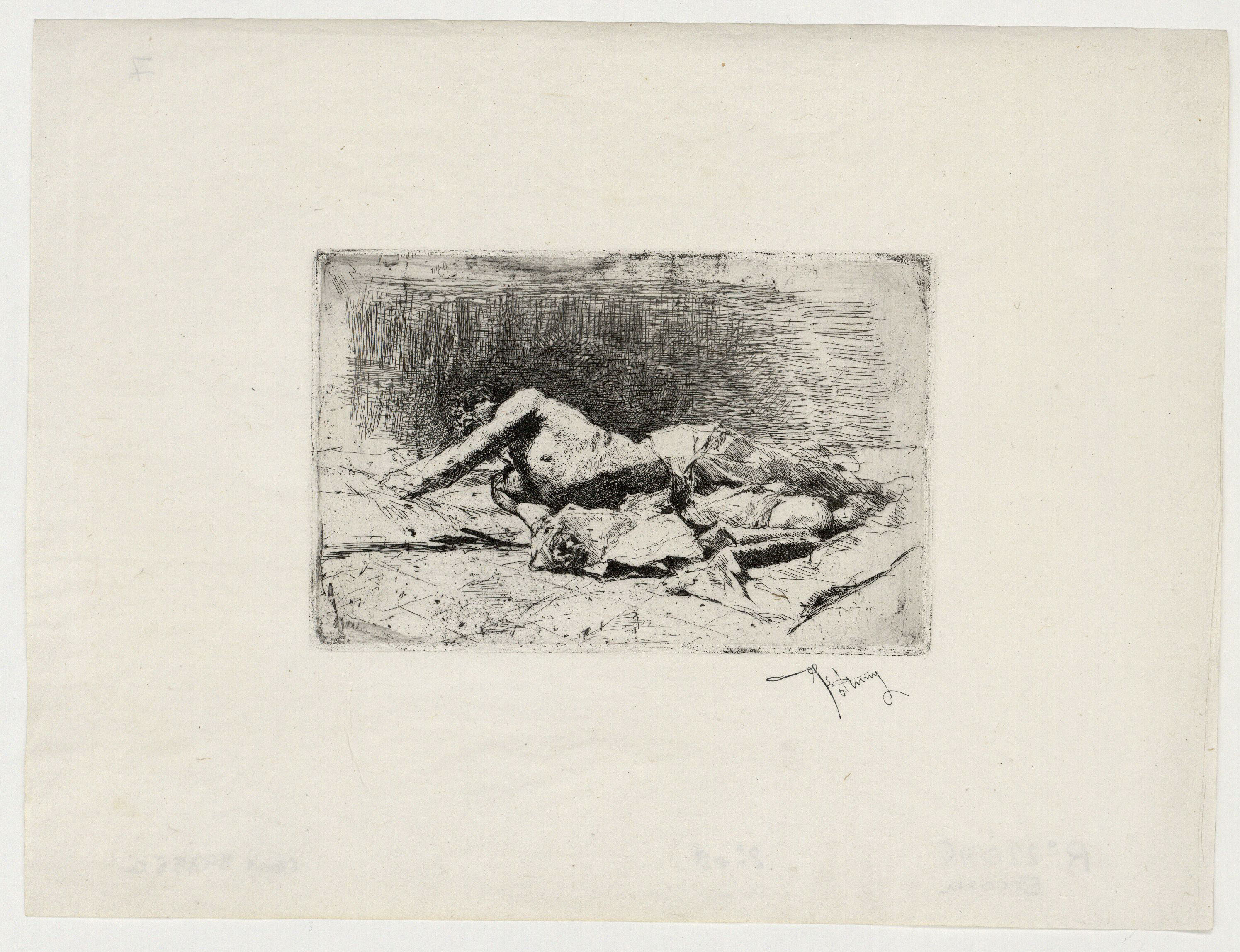 image for: Marià Fortuny - L&#039;empestat - 1878
