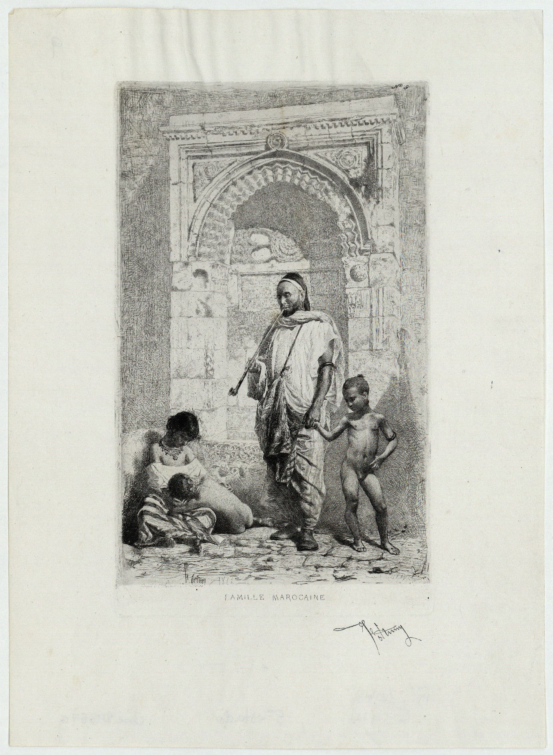 image for: Marià Fortuny - Famille marocaine (Família marroquina) - 1861