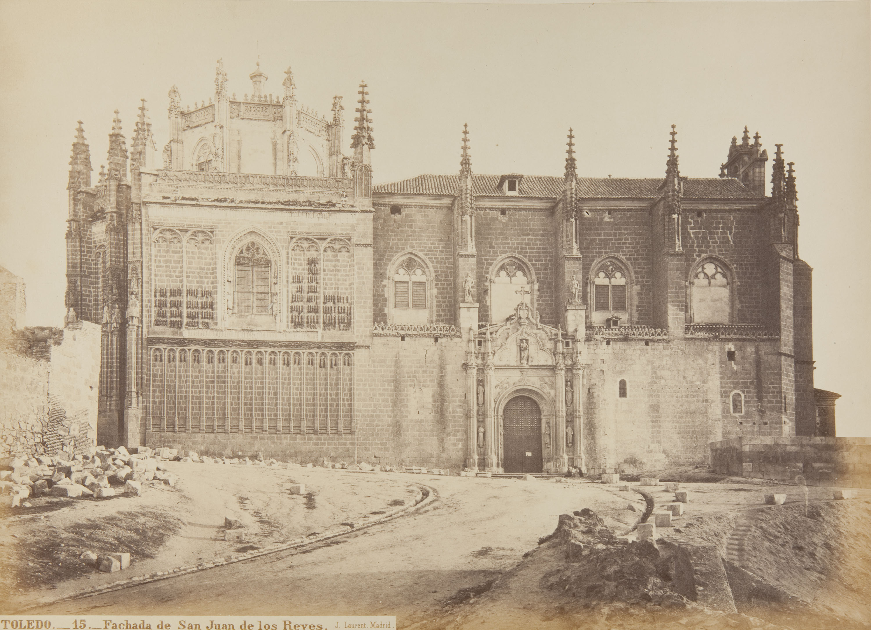 image for: Jean Laurent - Fachada de San Juan de los Reyes. Toledo - Cap a 1865