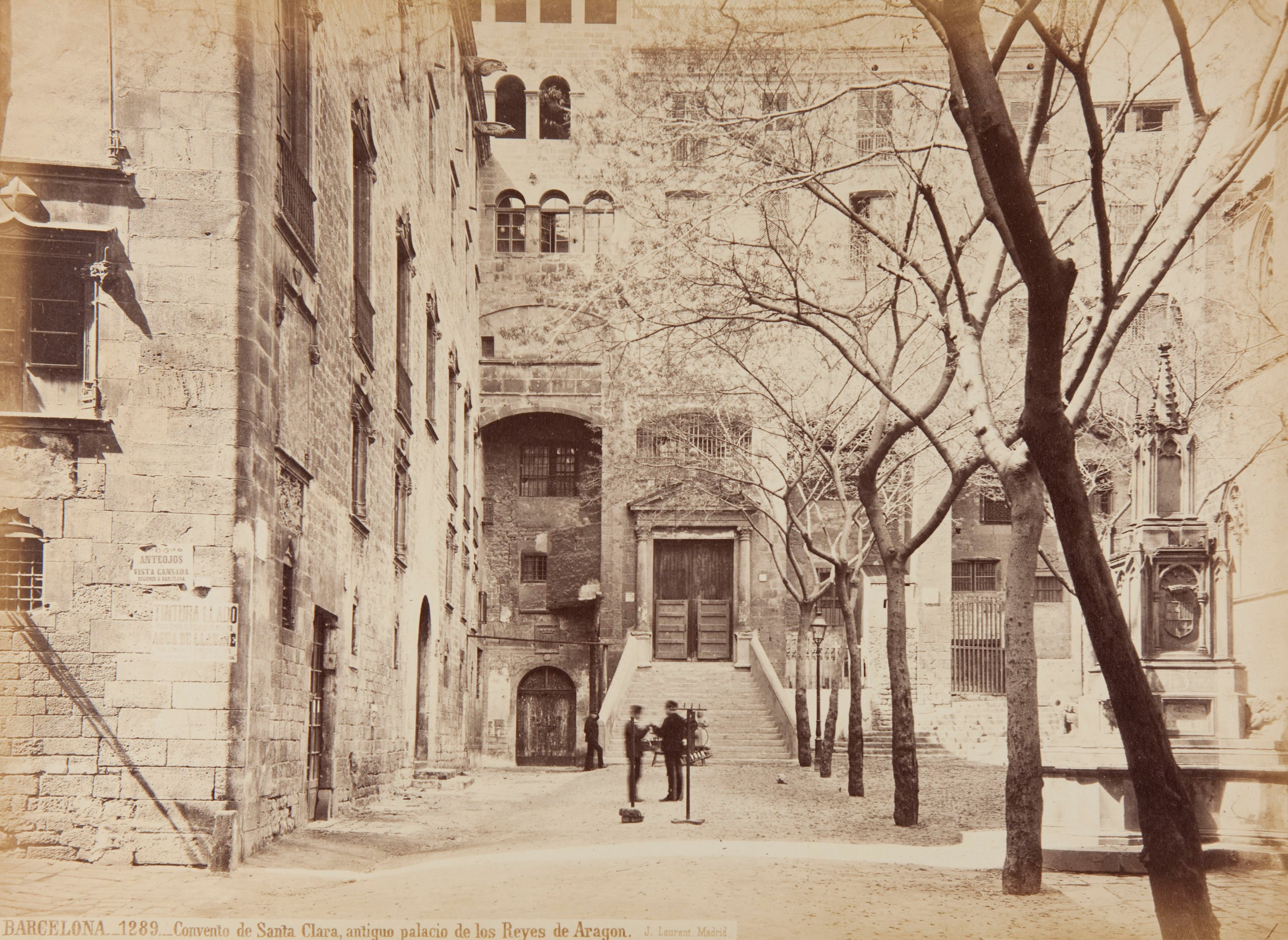 image for: Jean Laurent - Barcelona. Convento de Santa Clara, antiguo palacio de los Reyes de Aragon - Cap a 1865