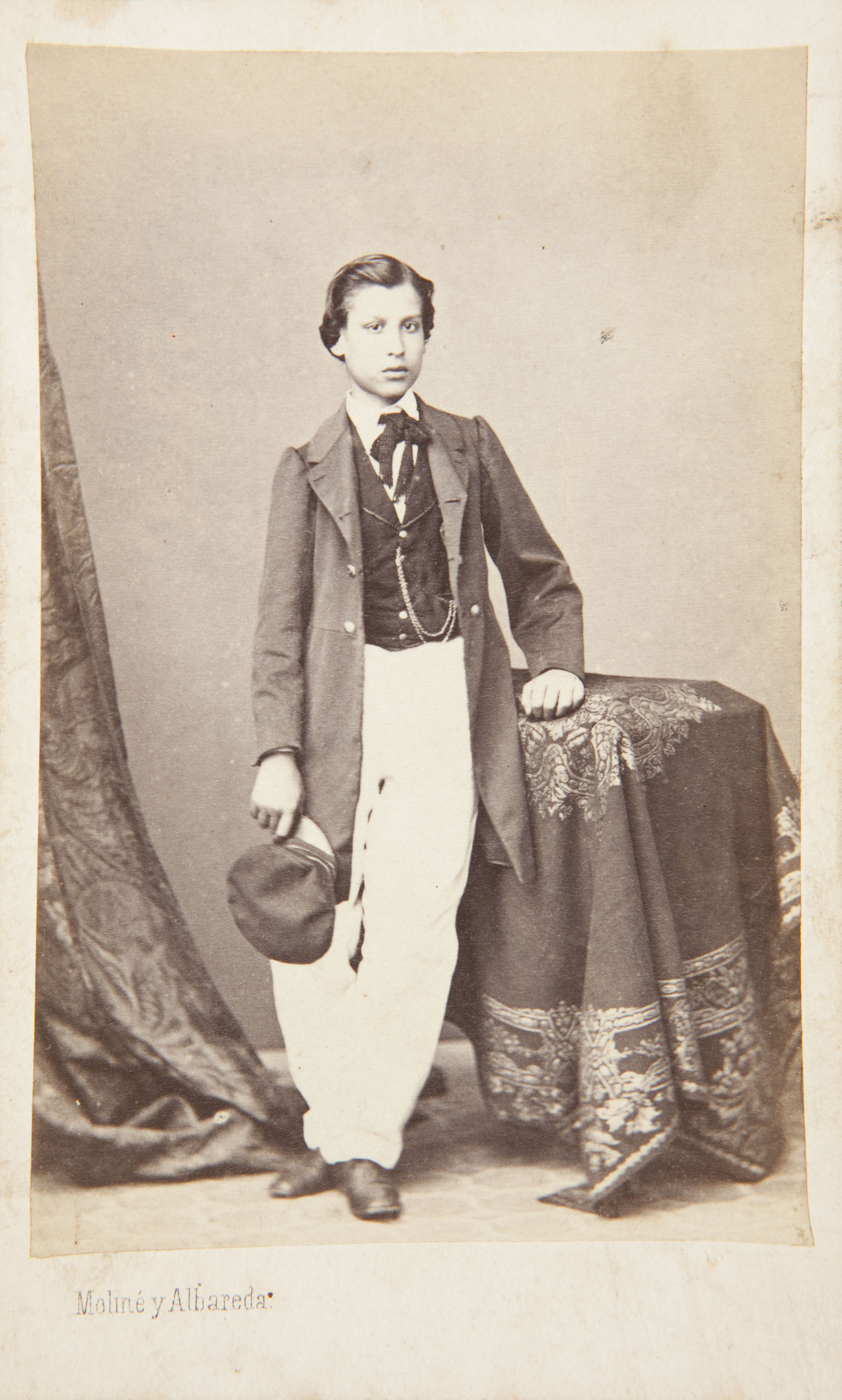 image for: Moliné y Albareda. Barcelona - Retrat de noi - Cap a 1863