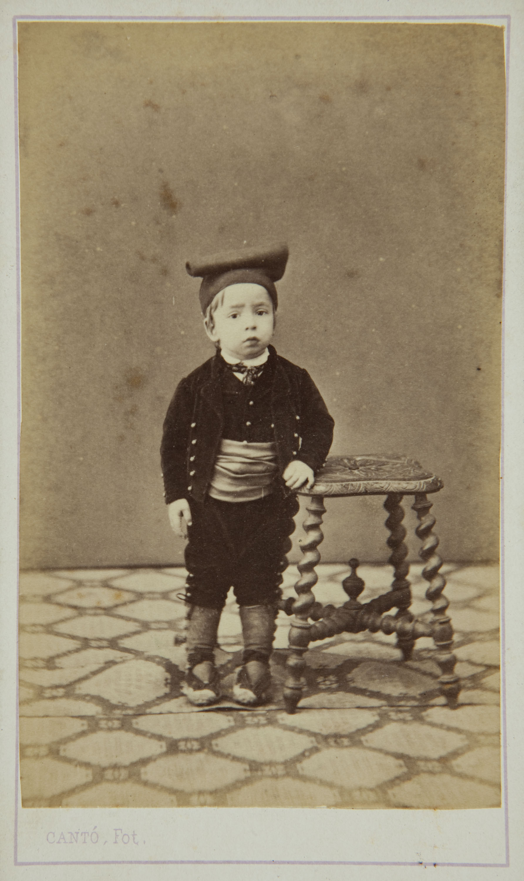 image for: Cantó y Cía. Barcelona - Retrat de nen - Cap a 1860
