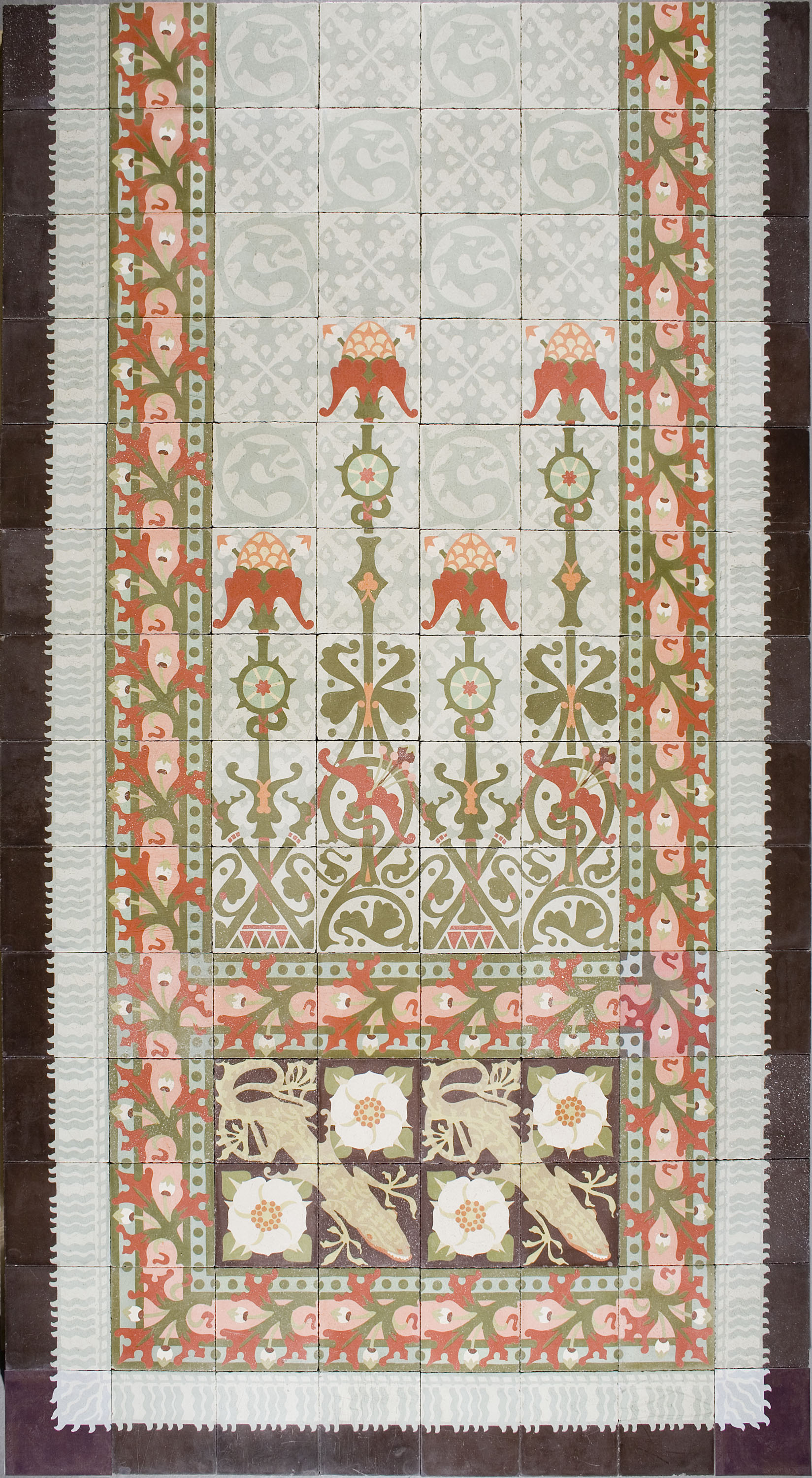 image for: Lluís Domènech i Montaner - Paviment hidràulic - Cap a 1900