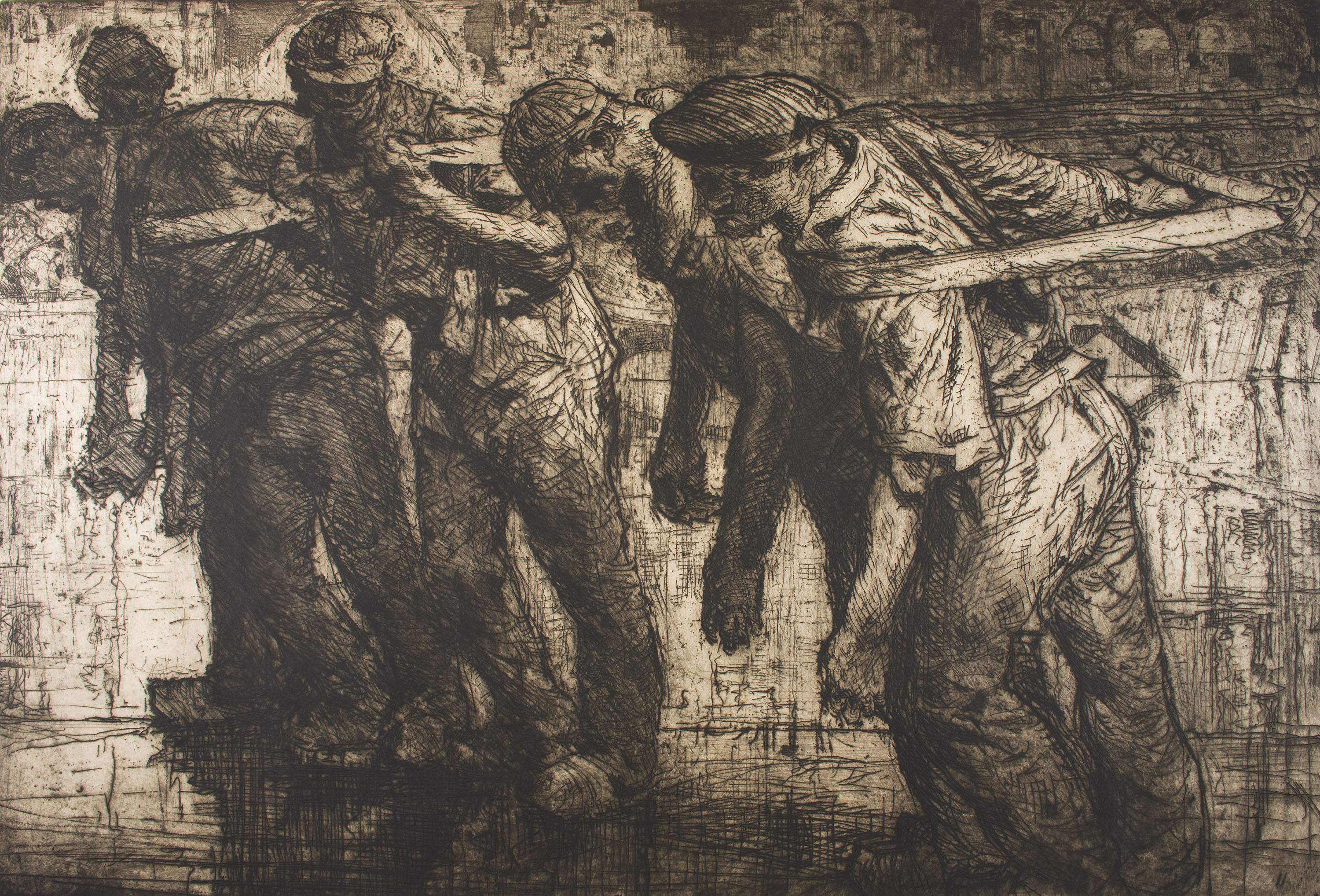 image for: Frank Brangwyn - Corda de remolc - Cap a 1907