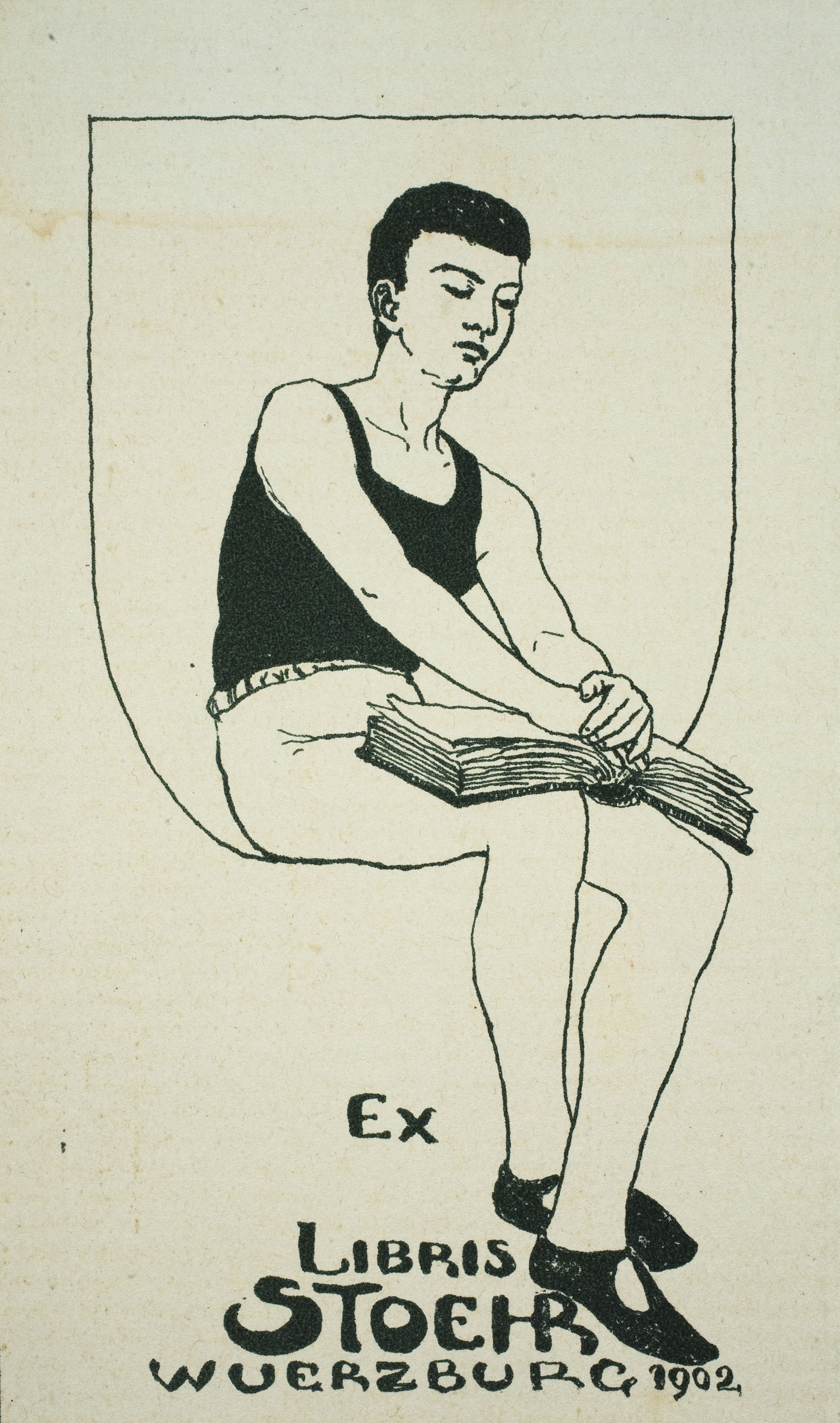 image for: August Stoehr - Ex-libris Stoehr Wuerzburg - 1902