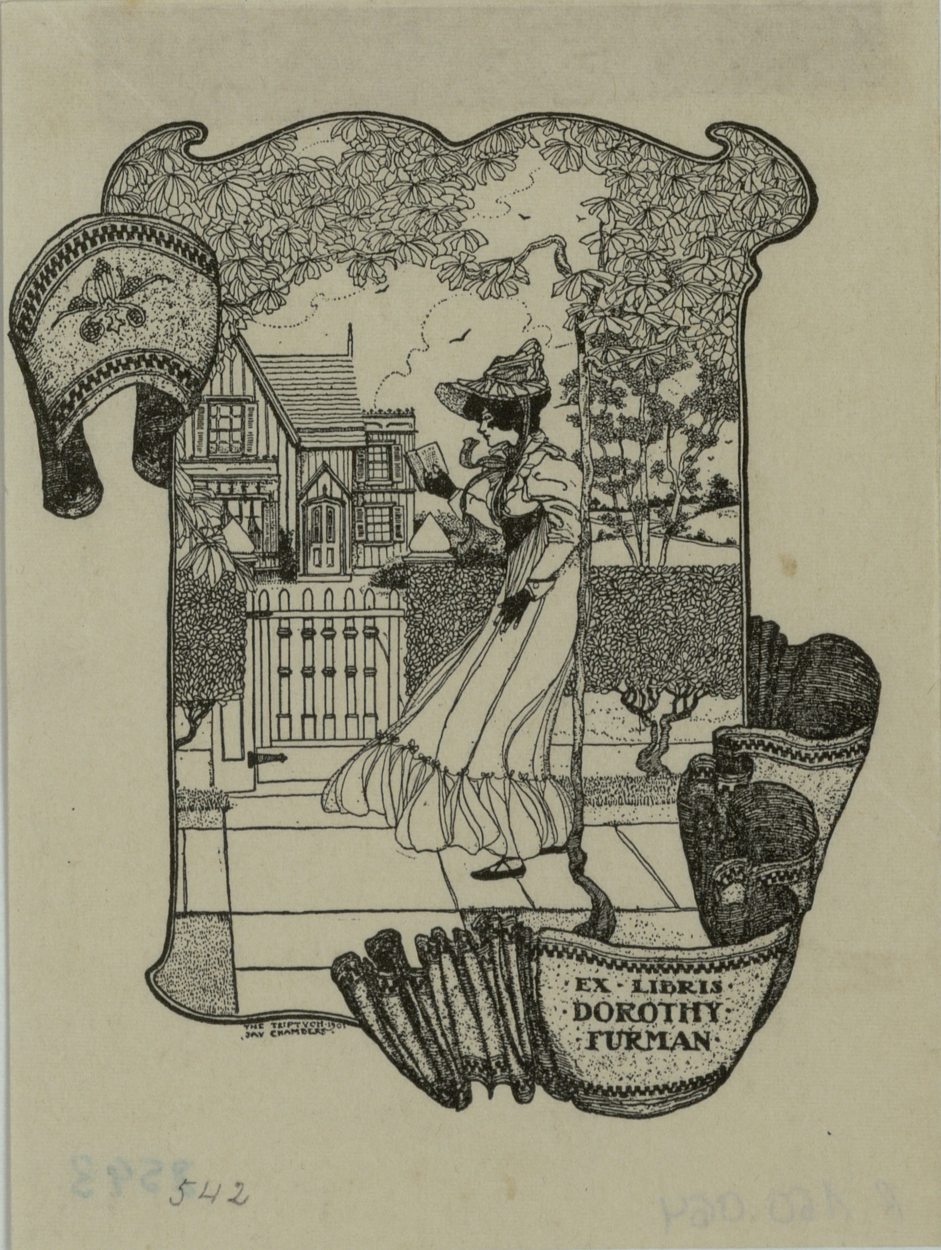 image for: Jay K. Chambers - Ex-libris Dorothy Furman - 1901