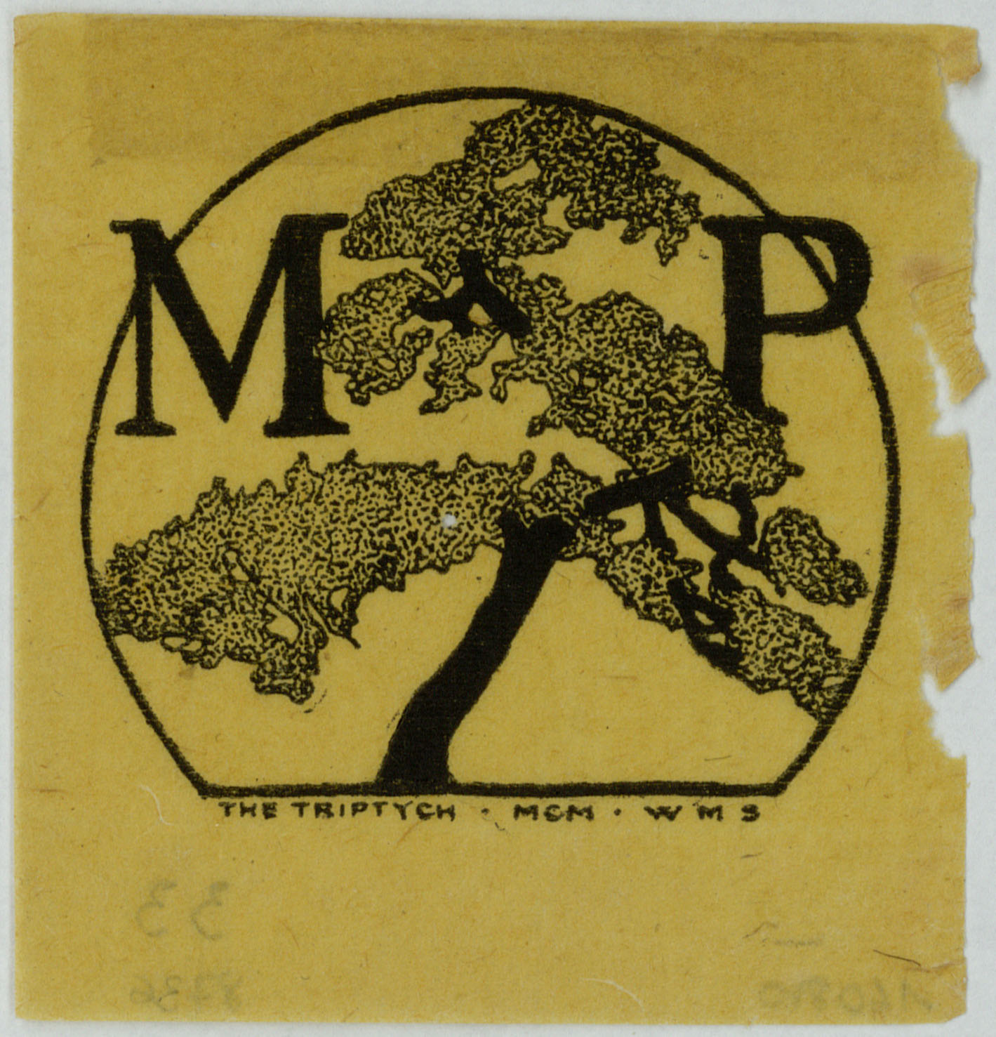image for: Wilbur Macey Stone - Ex-libris MP - 1900