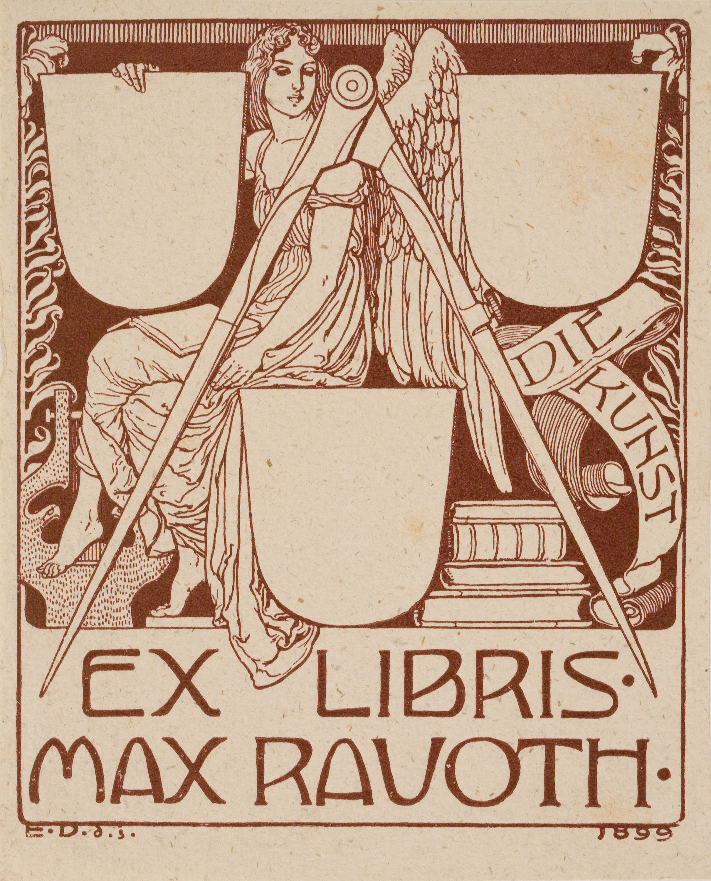 image for: Emil Doepler (el Jove) - Ex-libris Max Ravoth - 1899