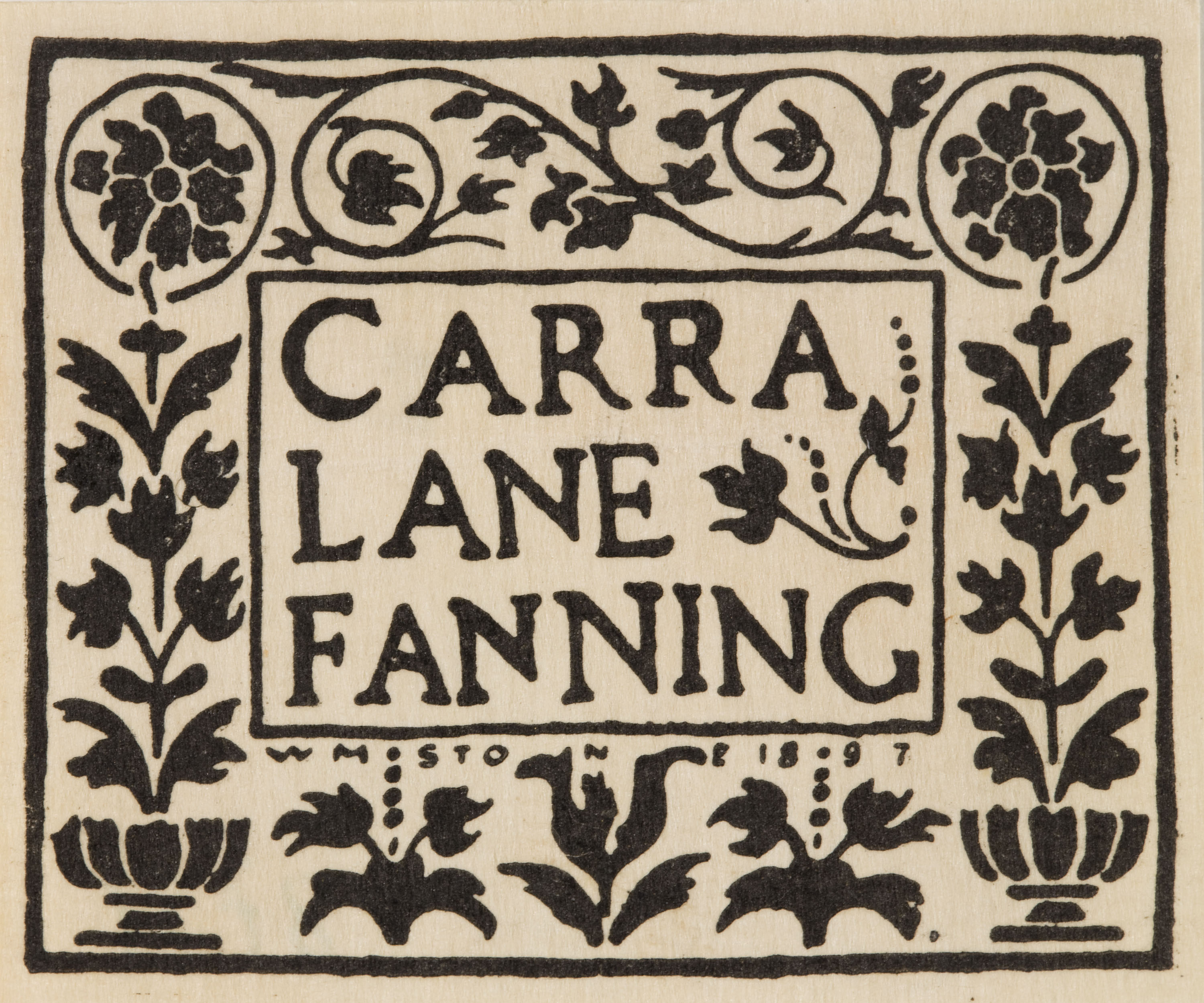 image for: Wilbur Macey Stone - Ex-libris Carra Lane Fanning - 1897