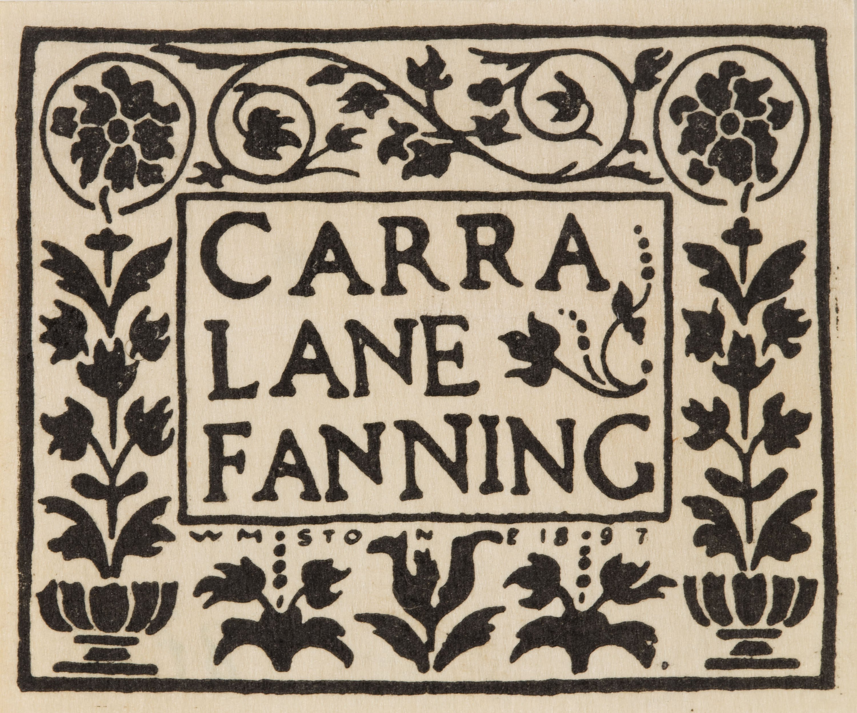 image for: Wilbur Macey Stone - Ex-libris Carra Lane Fanning - 1897