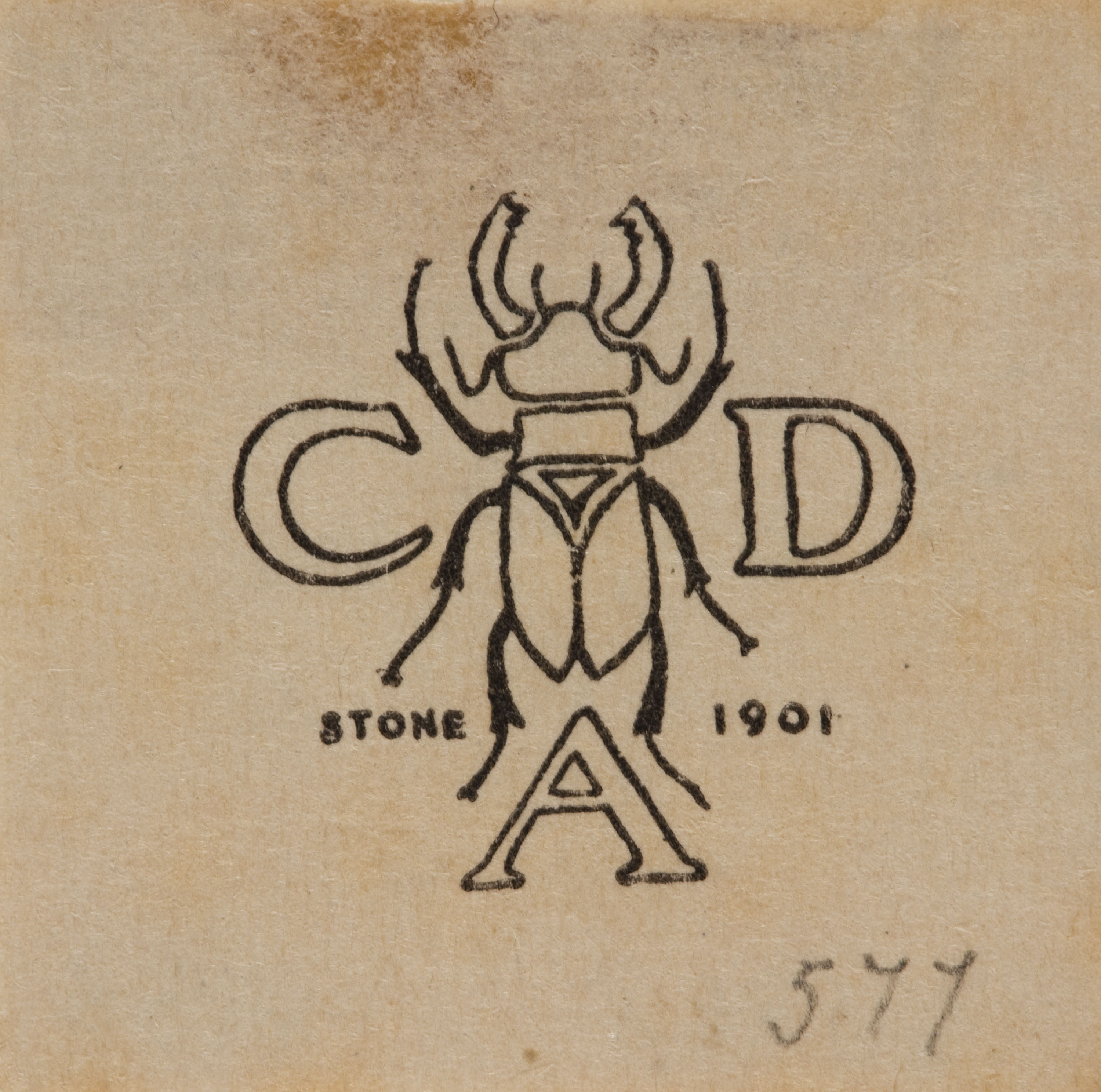 image for: Wilbur Macey Stone - Ex-libris CDA - 1901