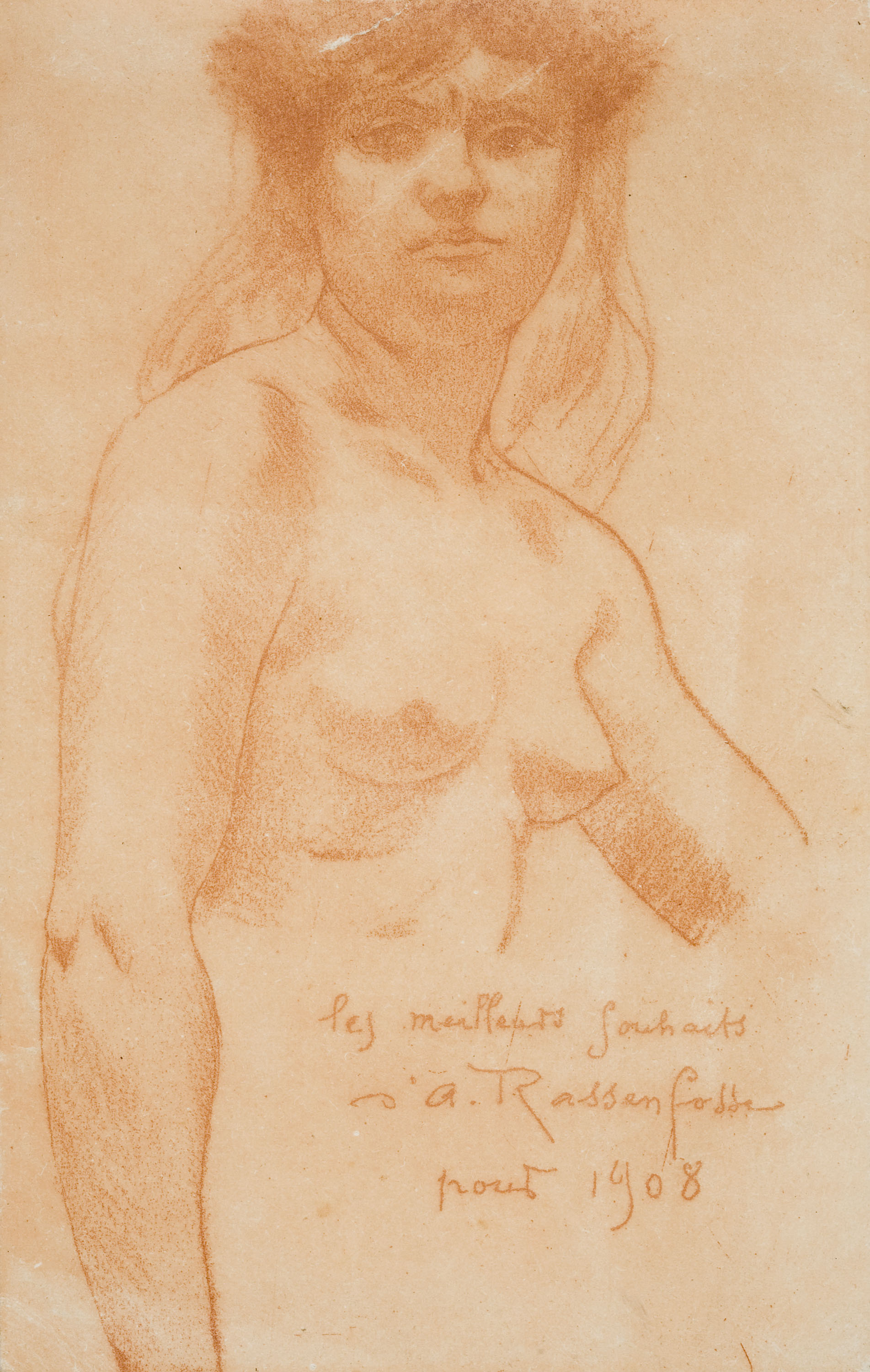 image for: Armand Rassenfosse - Nu femení - 1908
