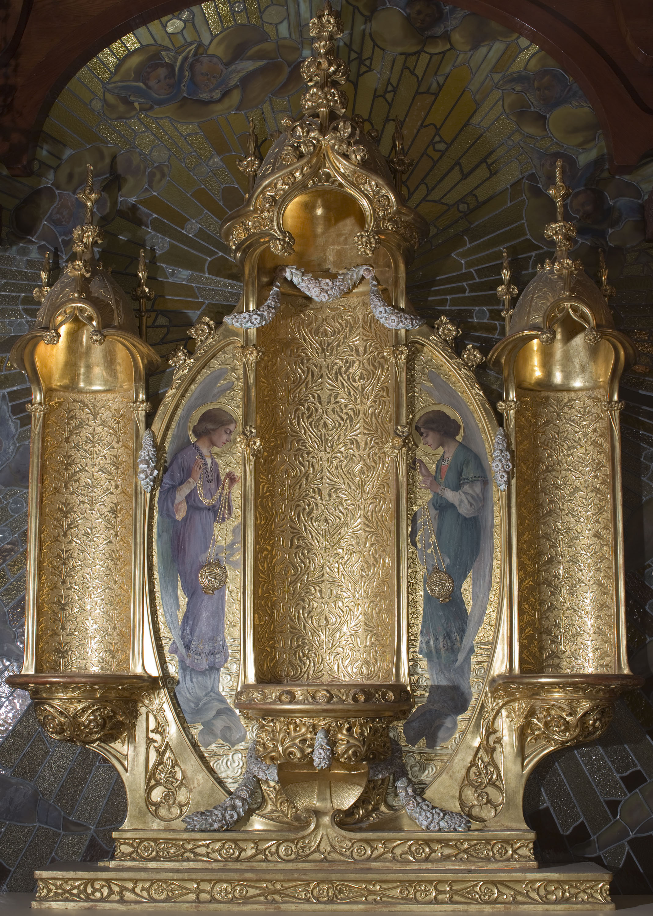 image for: Joan Busquets - Tríptic de l&#039;altar de l&#039;oratori Cendoya - 1905