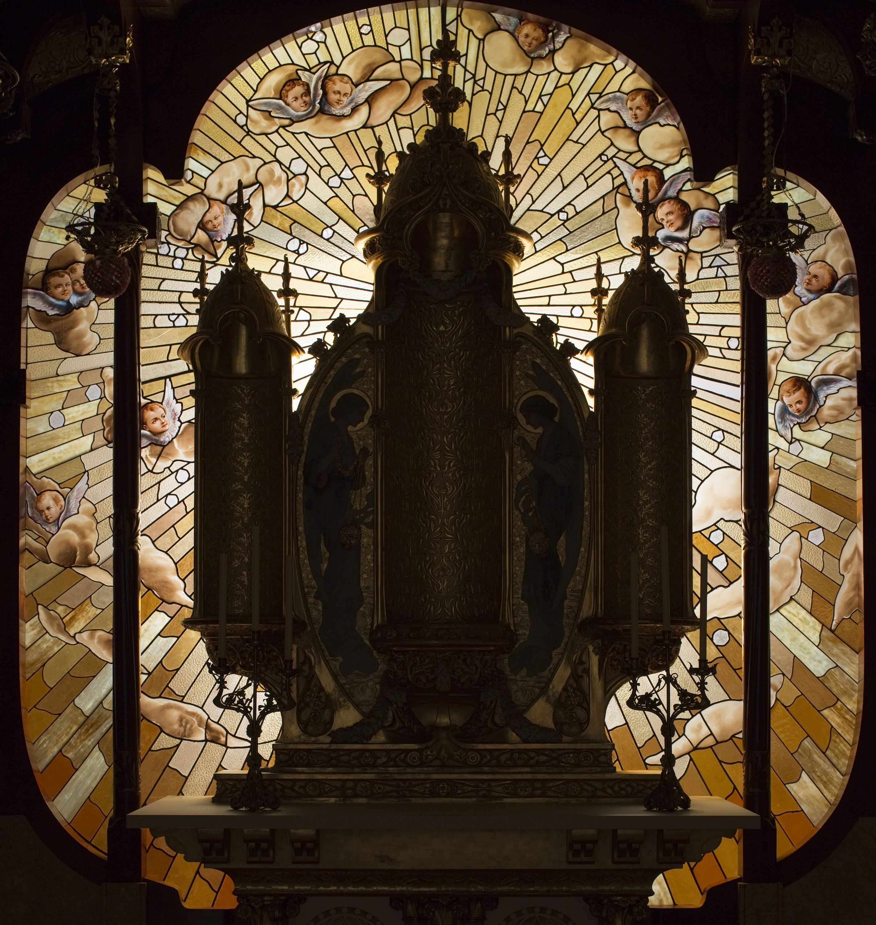 image for: Joan Busquets - Vitrall de l&#039;oratori Cendoya - 1905