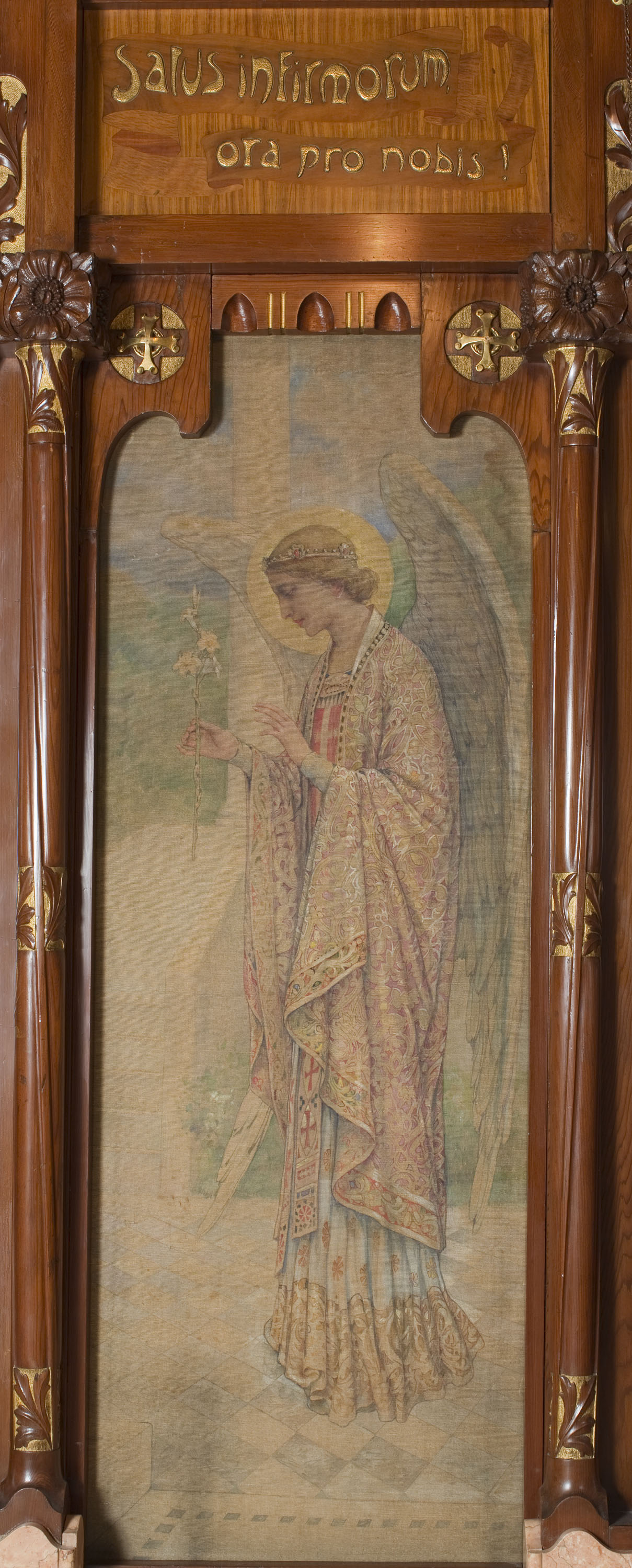 image for: Joan Busquets - «Salus Infirmorum» pintura lateral de l&#039;oratori Cendoya - 1905