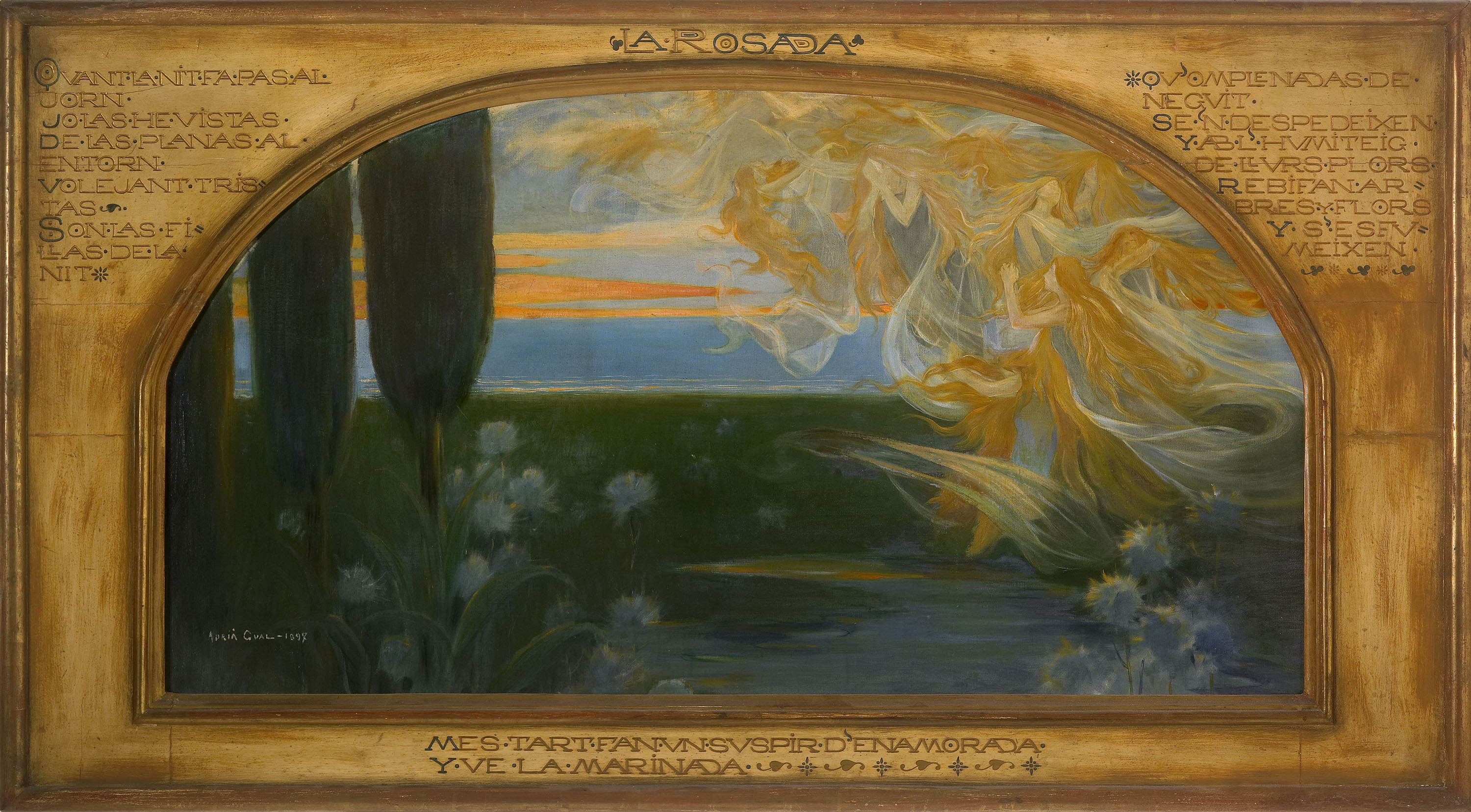 image for: Adrià Gual - La rosada - 1897