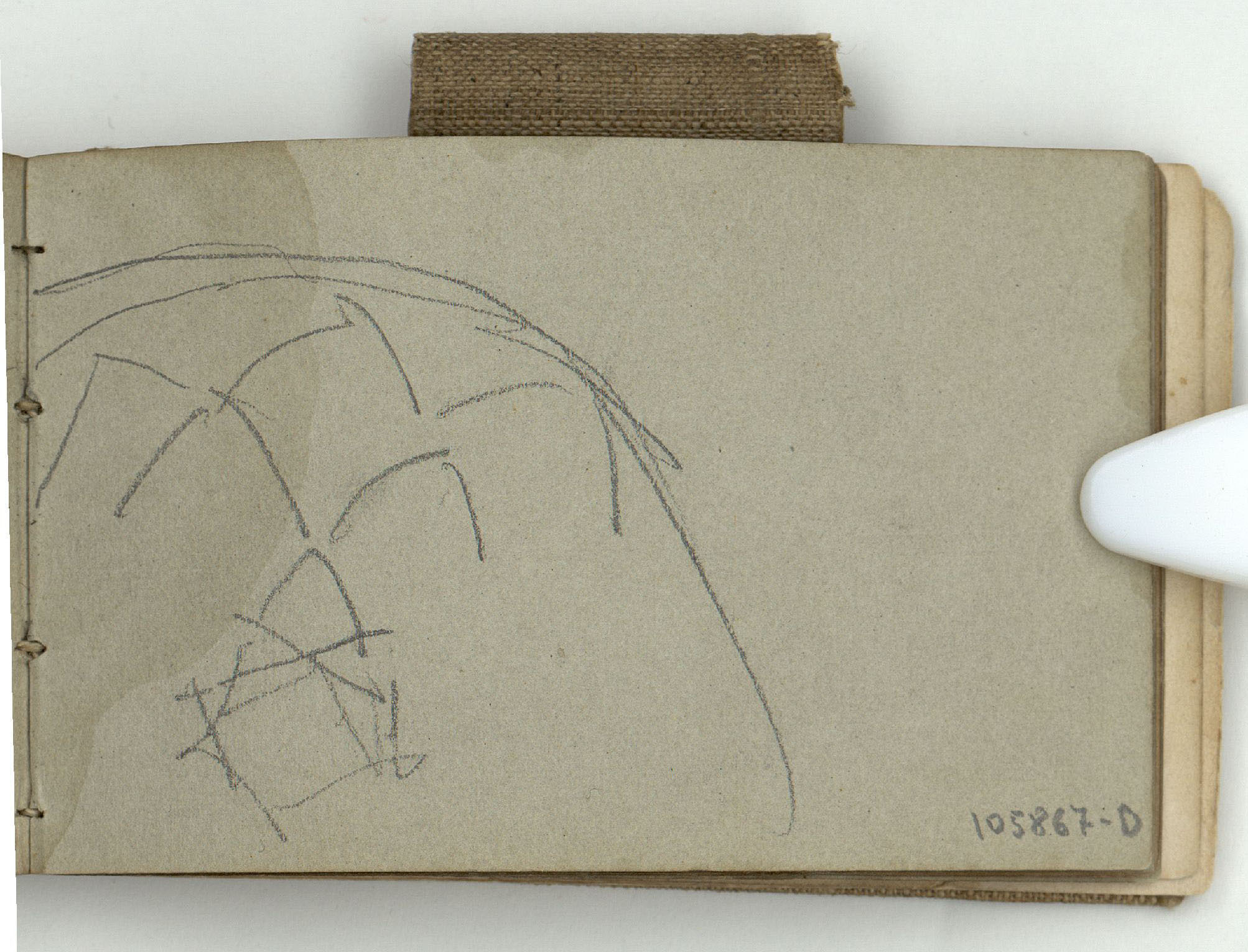 image for: Marià Fortuny - Croquis inconcret - Cap a 1870