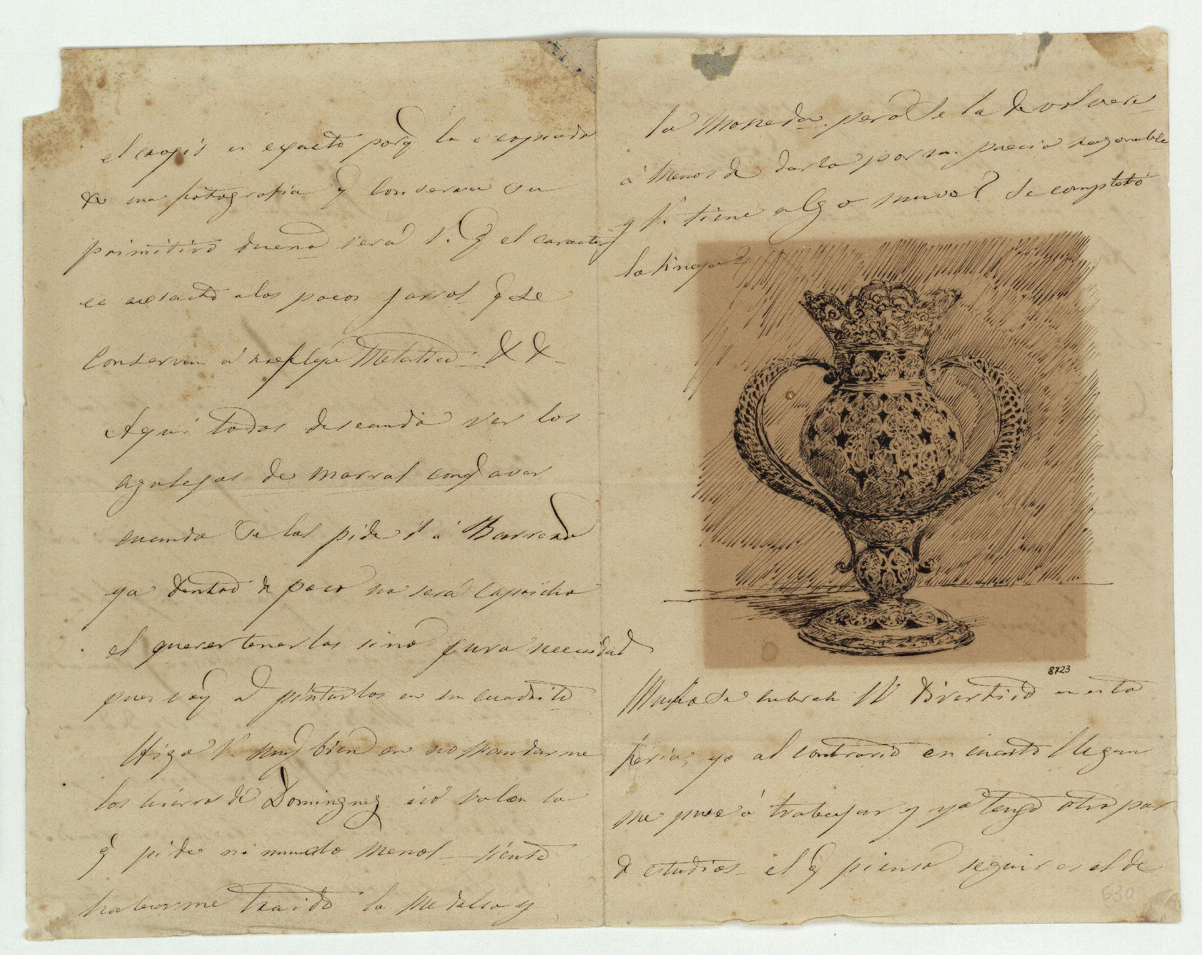 image for: Marià Fortuny - Vas d&#039;estil musulmà - 1871