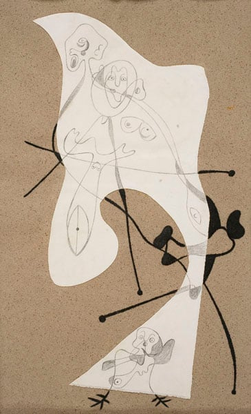 image for: Joan Miró - Collage-Peinture - 1934
