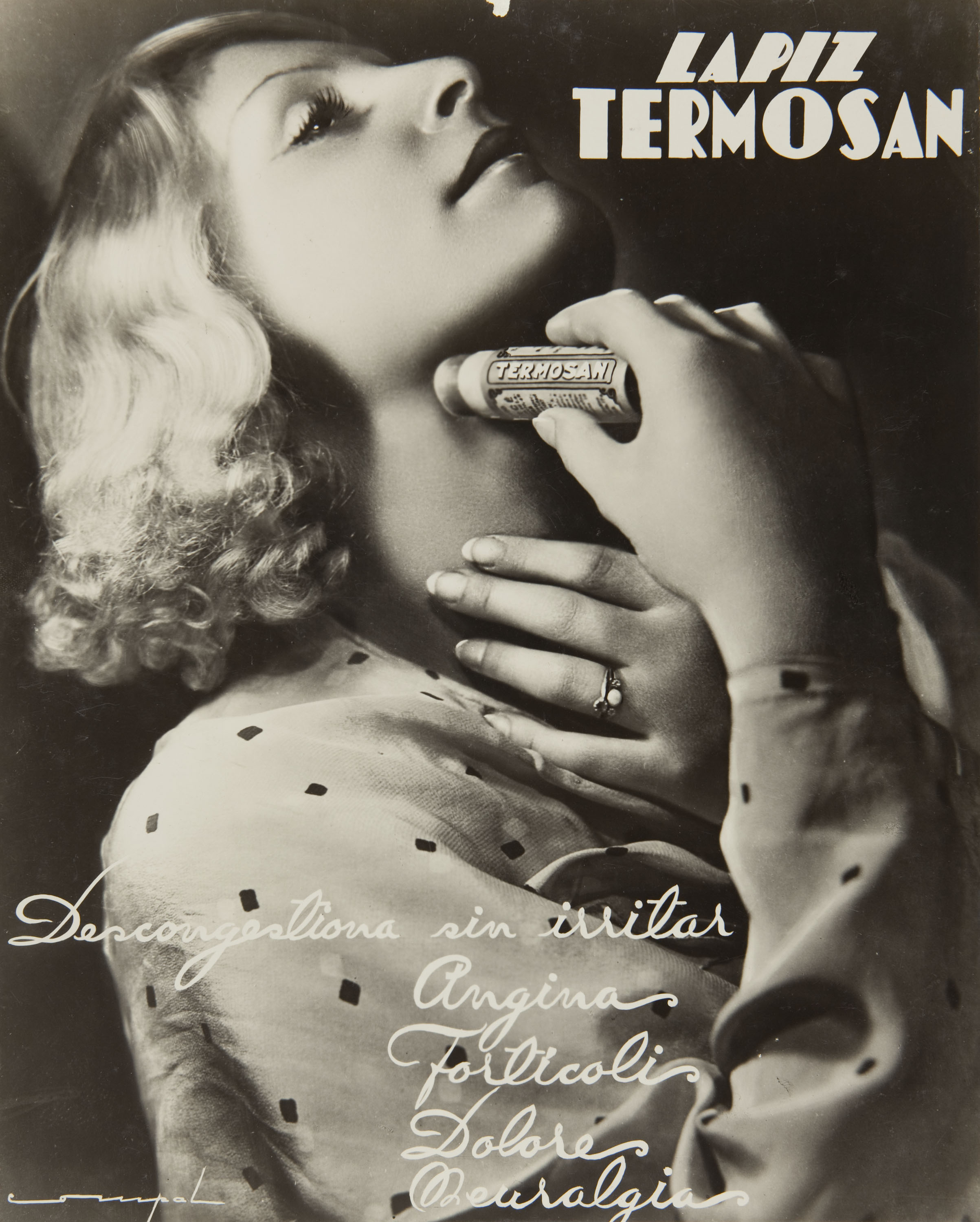 image for: COMPAL. Barcelona - Fotografia publicitària de «Lápiz Termosan» - Cap a 1931-1935