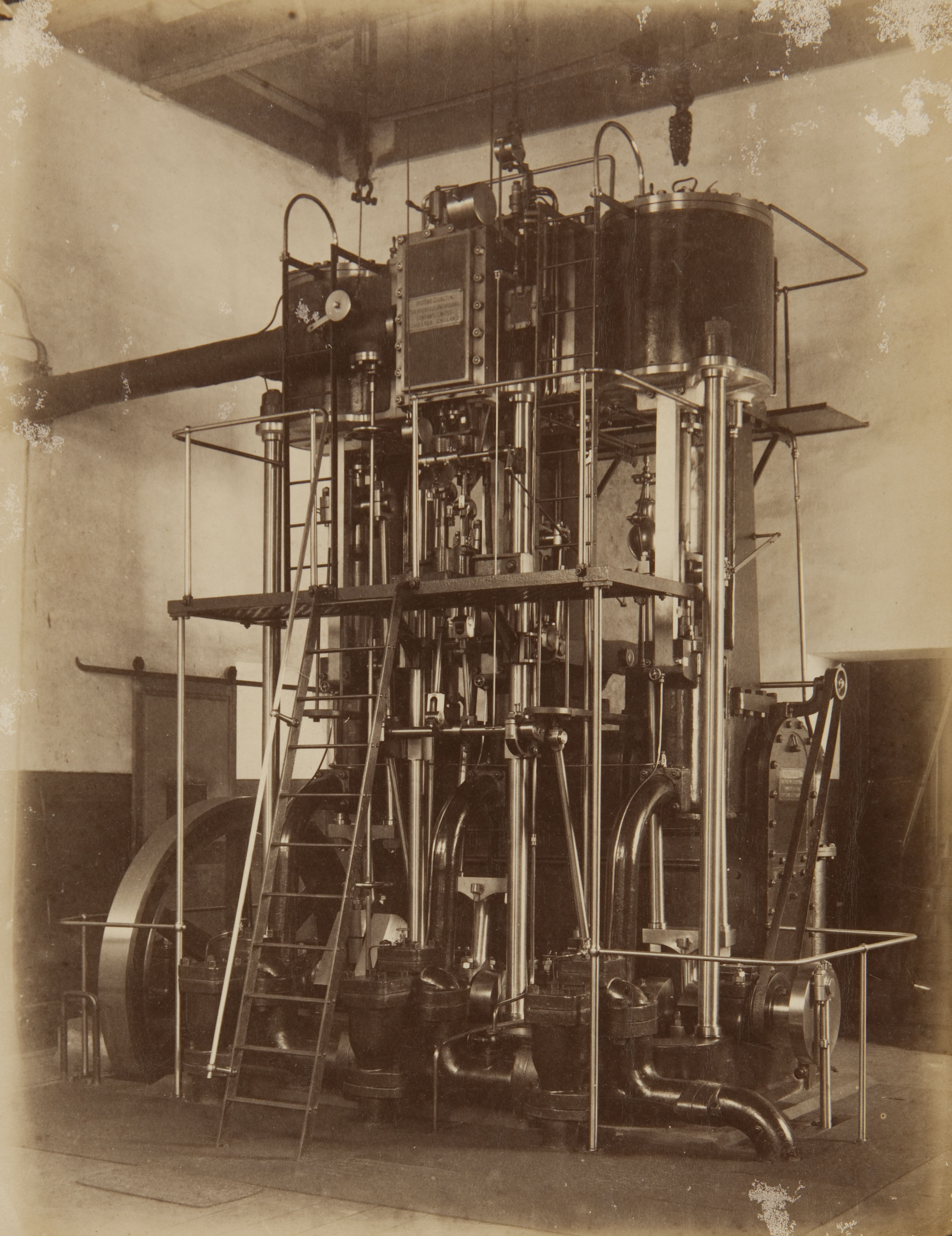 image for: Pau Audouard - Puerto de Barcelona. Grúas hidráulicas. Máquina motriz - 1888